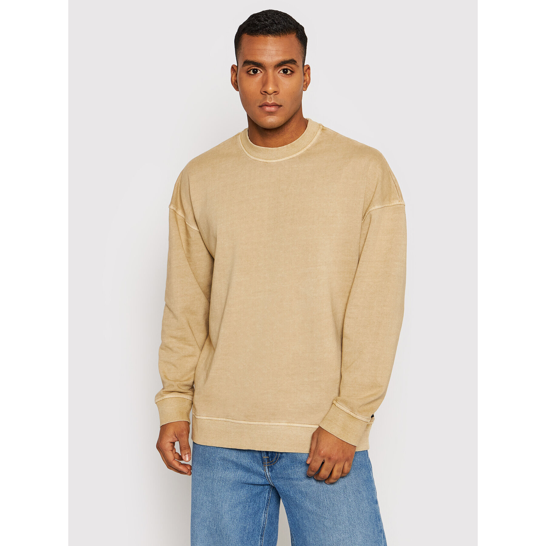 Only & Sons Pulóver Ron 22020929 Barna Relaxed Fit - Pepit.hu