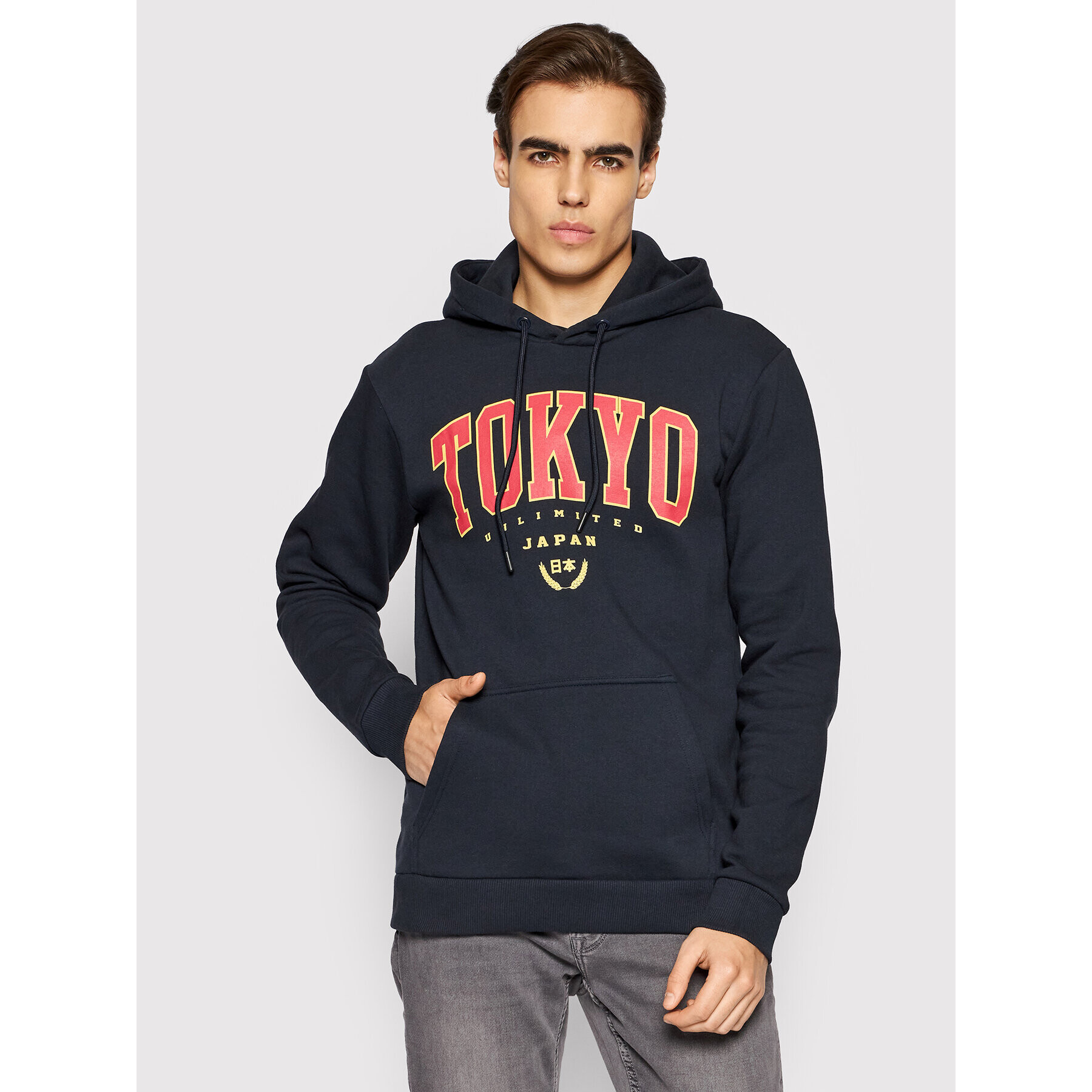 Only & Sons Pulóver Tokyo 22022762 Sötétkék Regular Fit - Pepit.hu