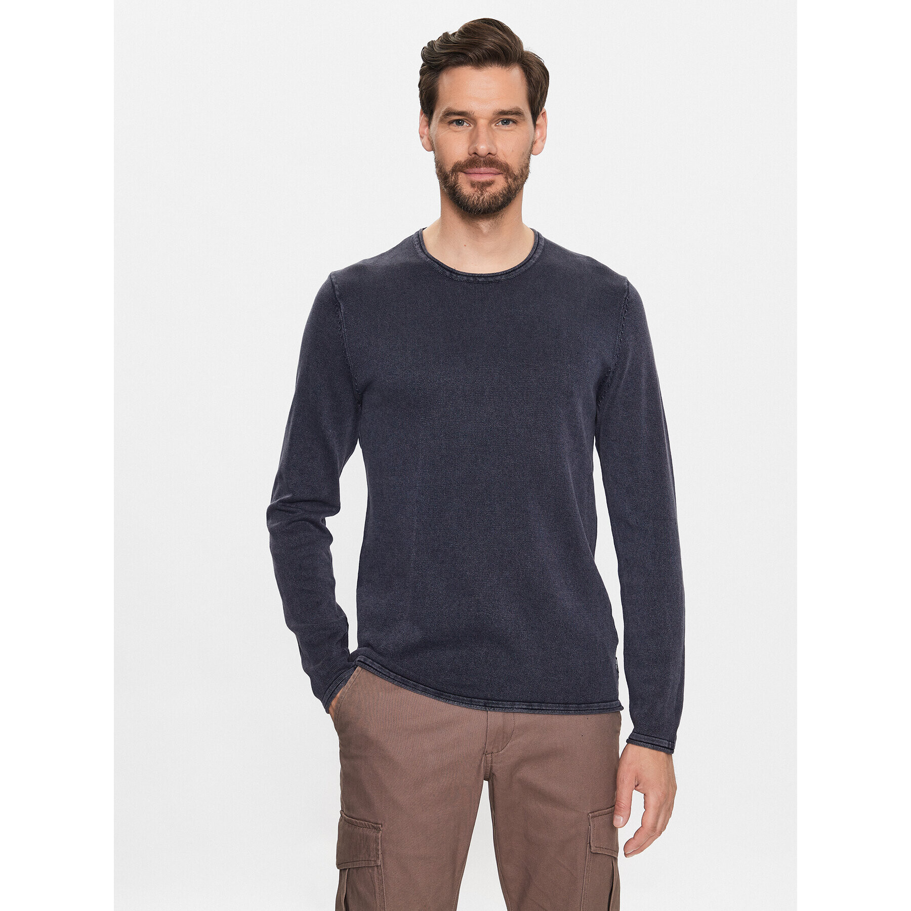 Only & Sons Sweater 22006806 Sötétkék Regular Fit - Pepit.hu