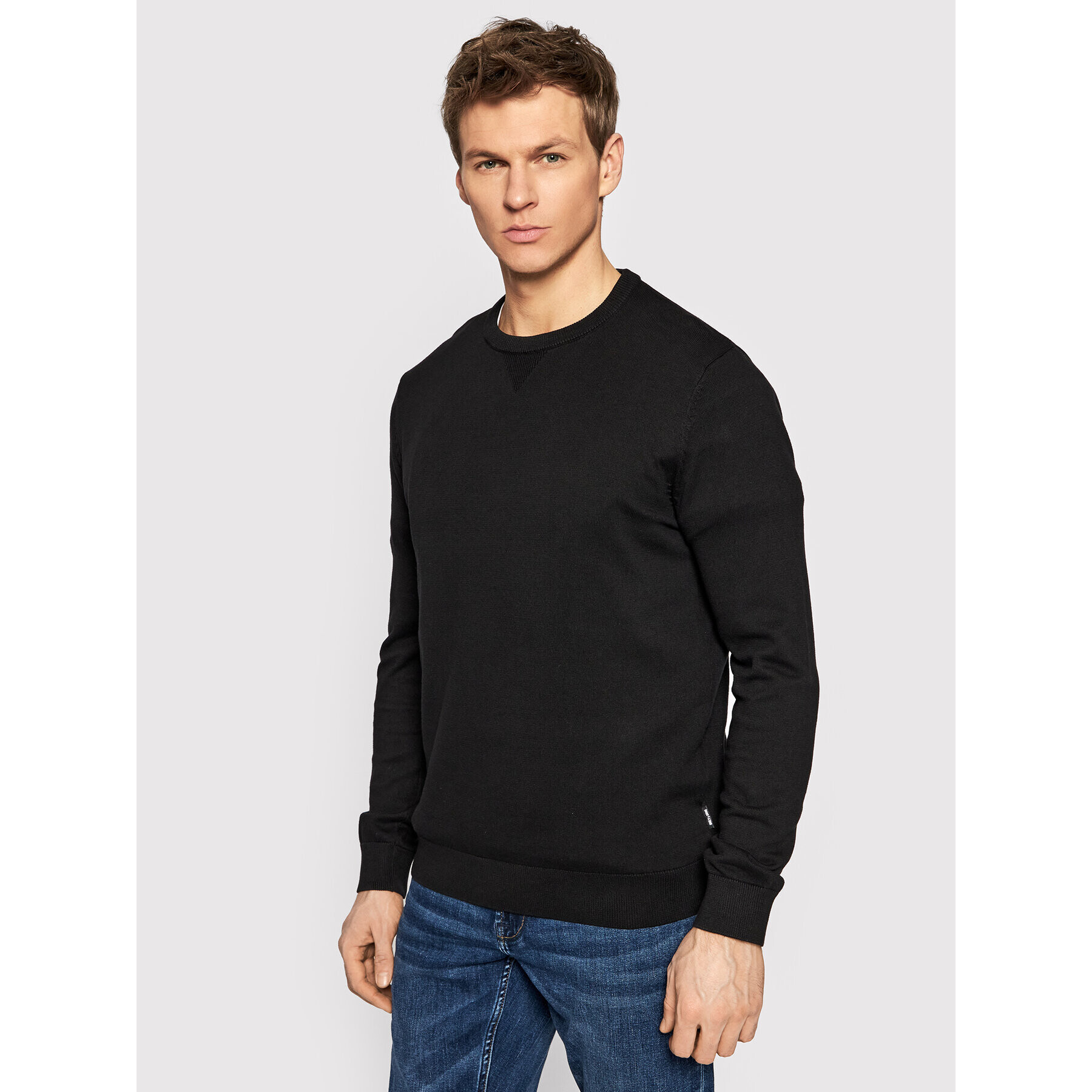 Only & Sons Sweater Bovi 22023341 Fekete Regular Fit - Pepit.hu