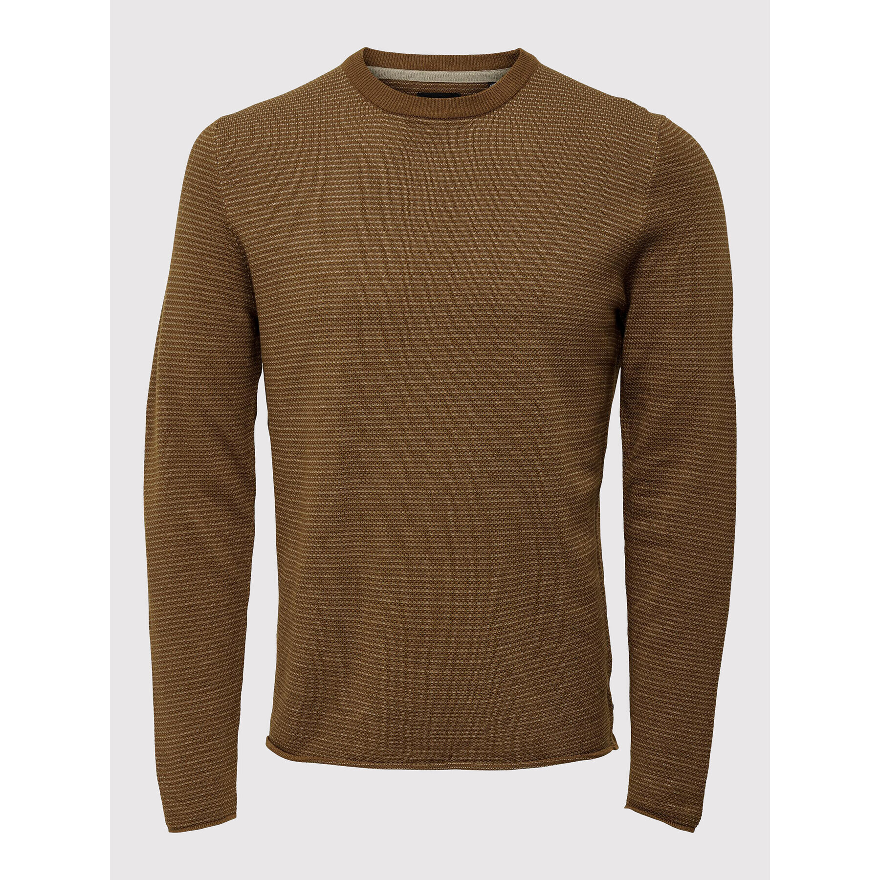 Only & Sons Sweater Niguel 22019544 Barna Regular Fit - Pepit.hu