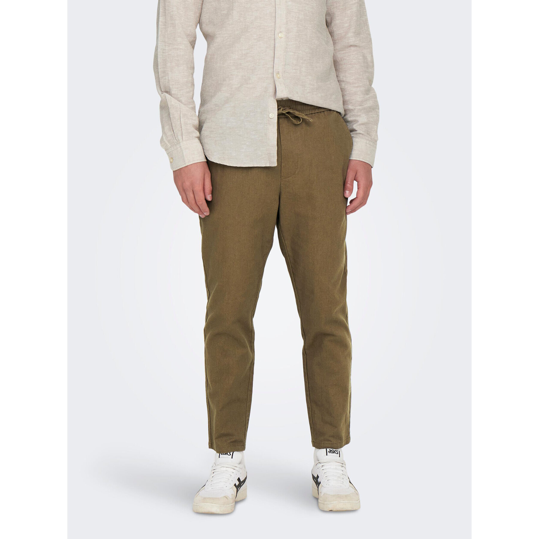 Only & Sons Szövet nadrág 22024966 Barna Tapered Fit - Pepit.hu