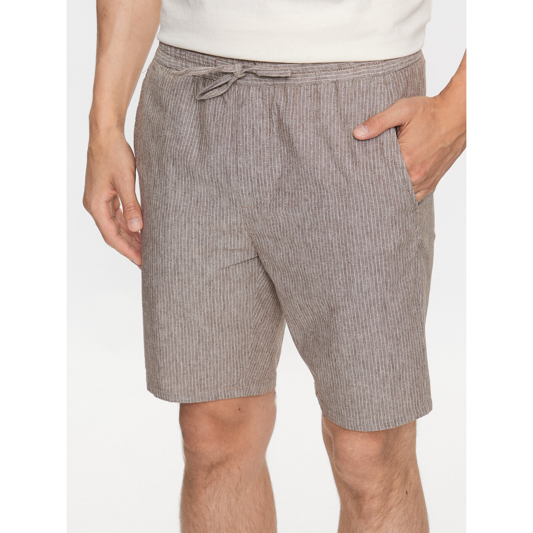 Only & Sons Szövet rövidnadrág 22024952 Barna Loose Fit - Pepit.hu