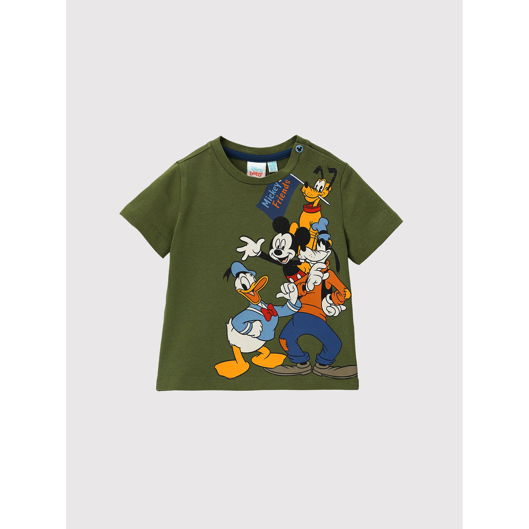 Original Marines Póló DISNEY DCPV0238NM Zöld Regular Fit - Pepit.hu