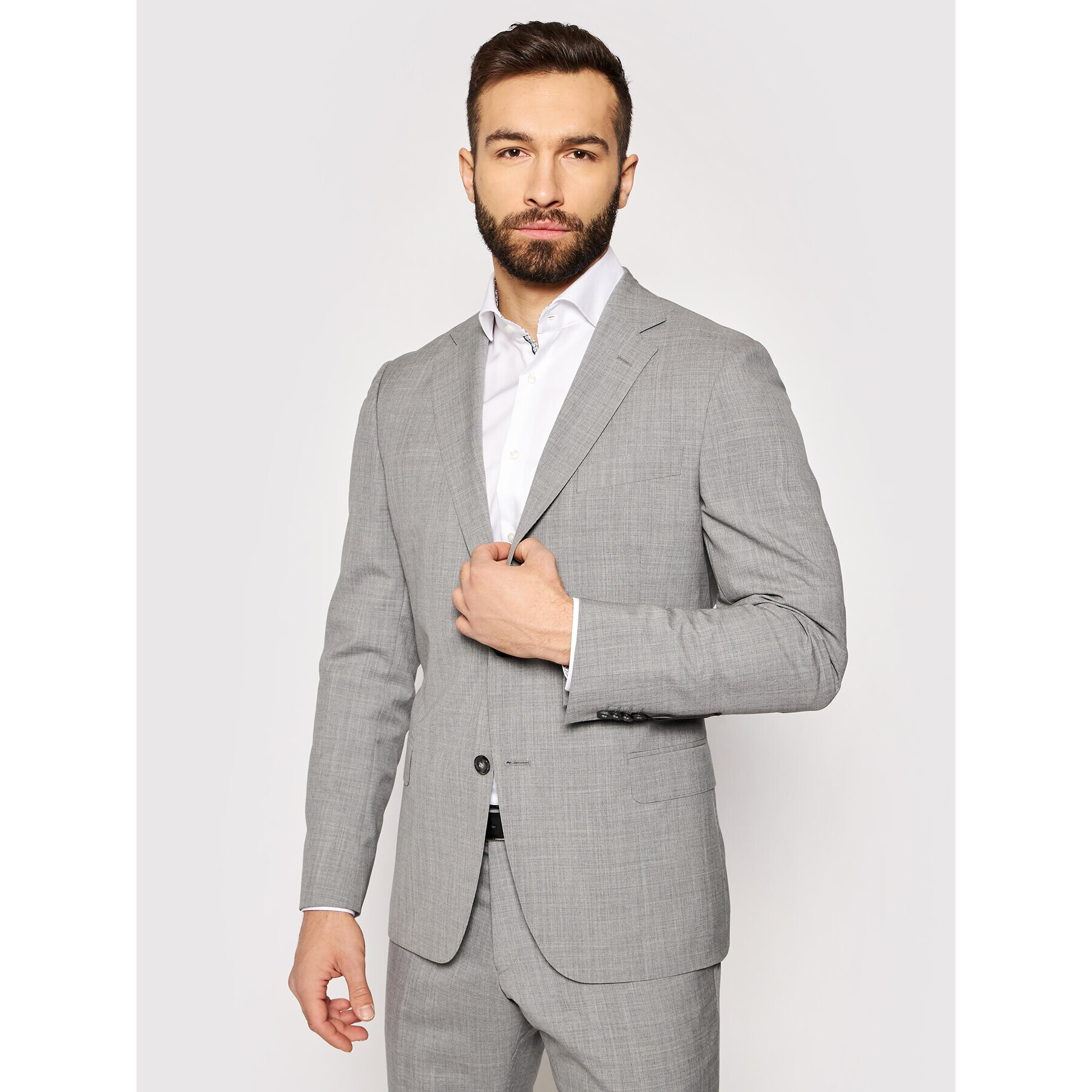 Oscar Jacobson Zakó Edmund 3050 8515 Szürke Slim Fit - Pepit.hu