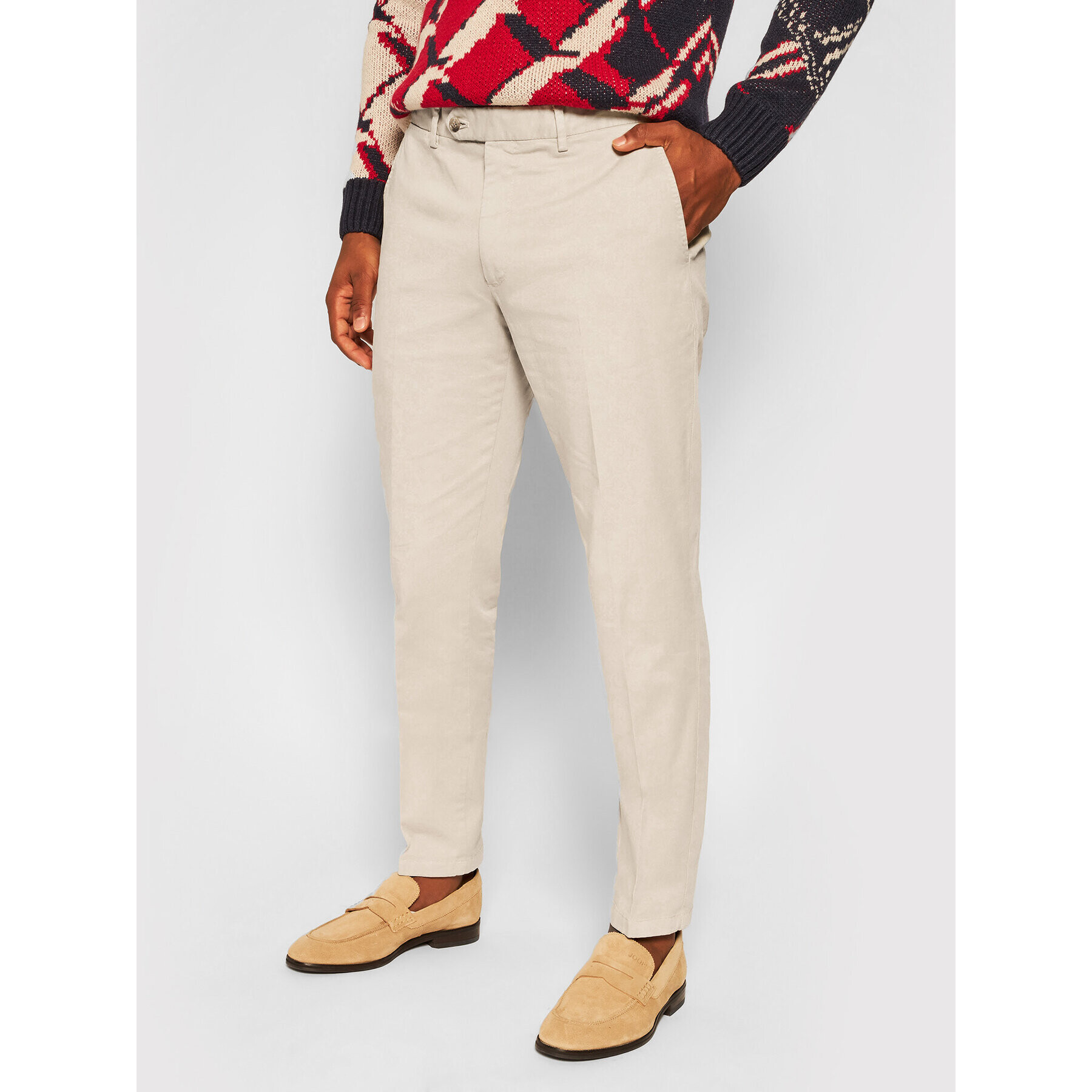 Oscar Jacobson Chinos Danwick 5176 4305 Bézs Slim Fit - Pepit.hu