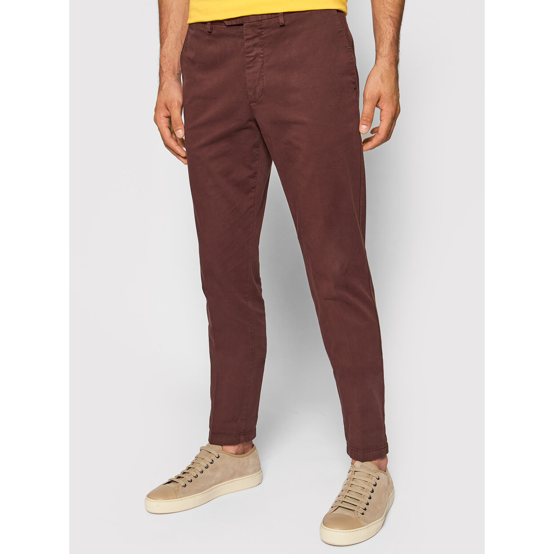 Oscar Jacobson Chinos Danwick 5176 4305 Bordó Slim Fit - Pepit.hu