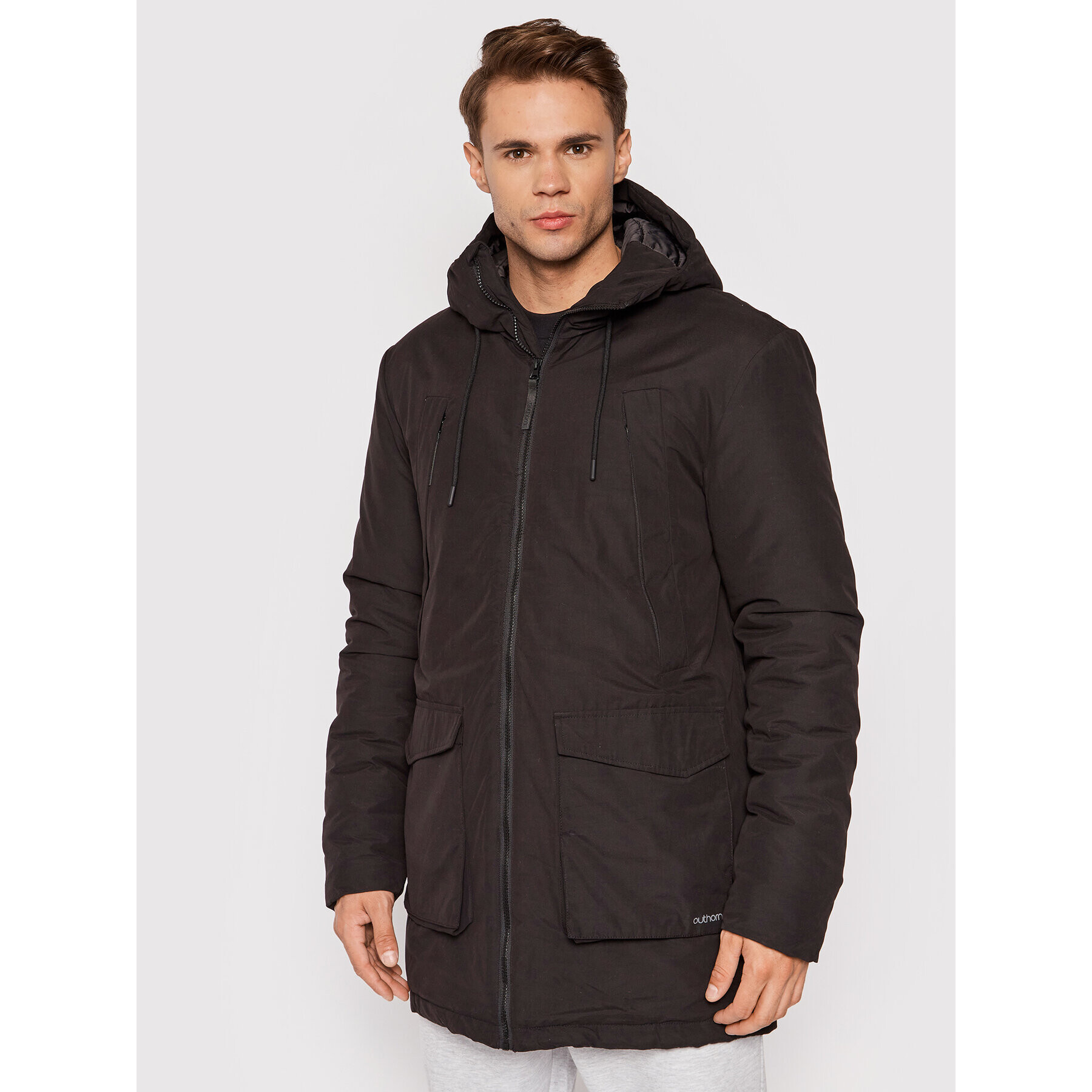 Outhorn Parka KUMC603 Fekete Regular Fit - Pepit.hu