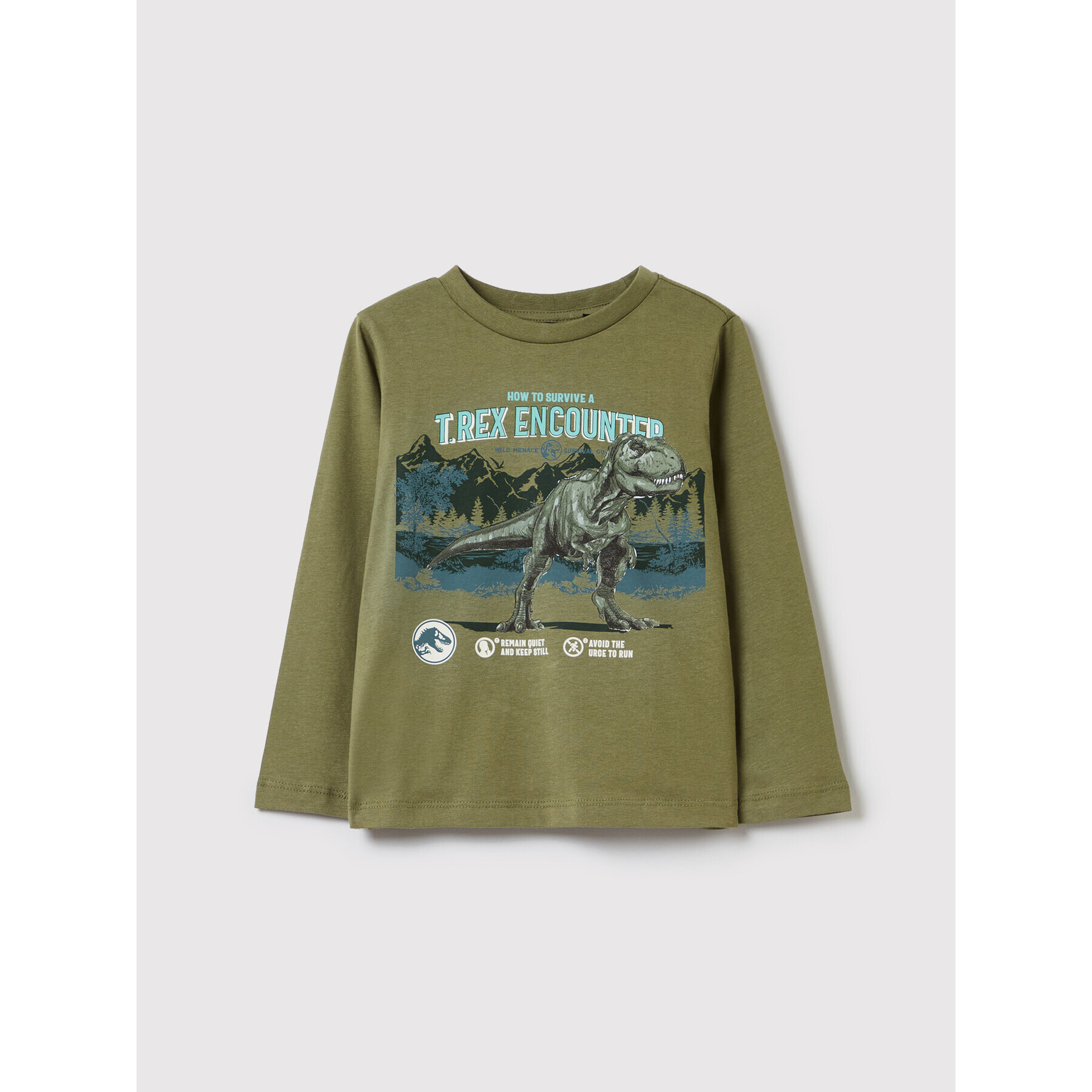 OVS Blúz JURASSIC WORLD 1349626 Zöld Regular Fit - Pepit.hu