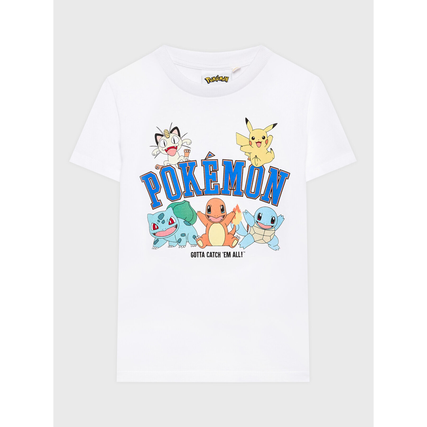 OVS Póló POKEMON 1706750 Fehér Regular Fit - Pepit.hu