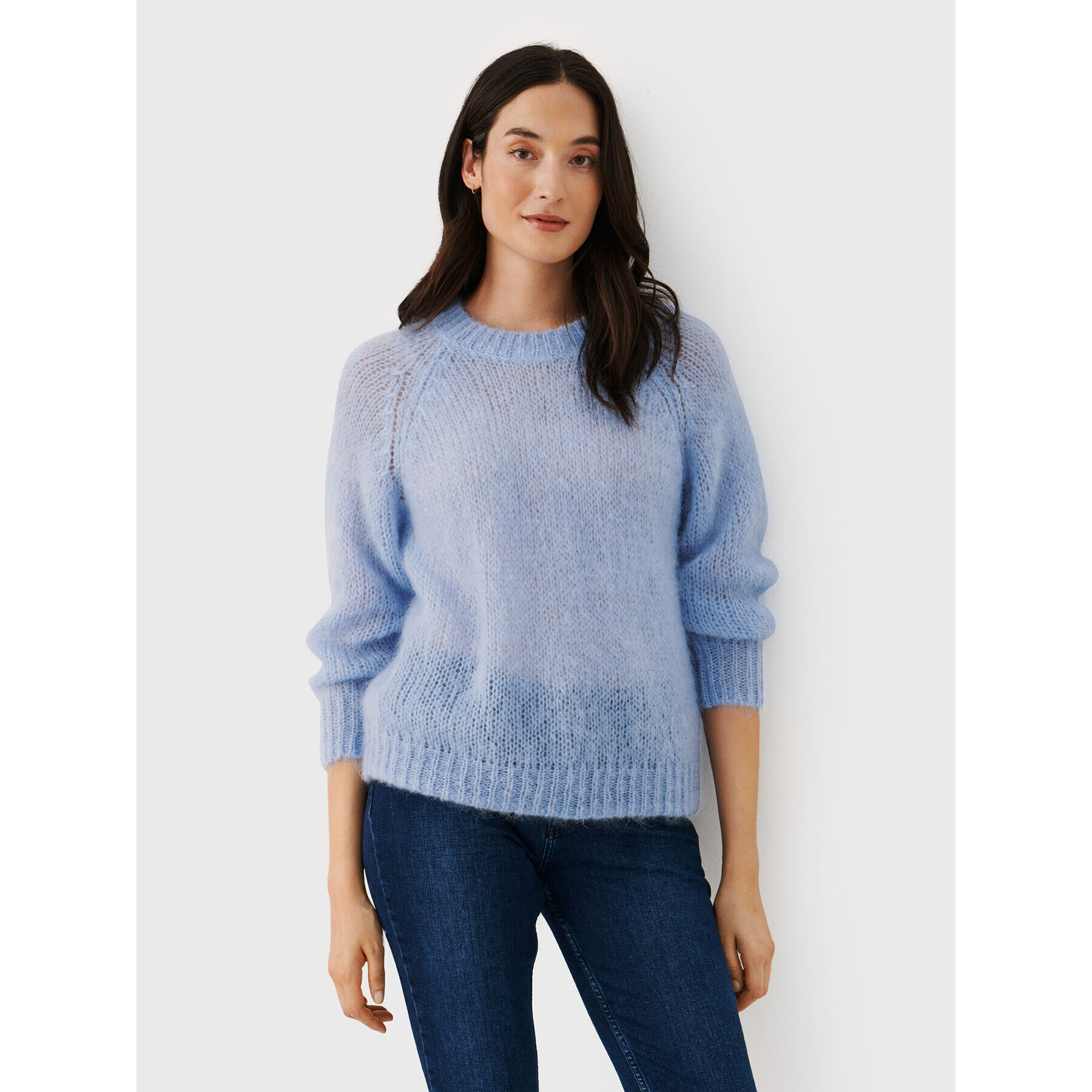 Part Two Sweater Rhona 30307143 Kék Relaxed Fit - Pepit.hu