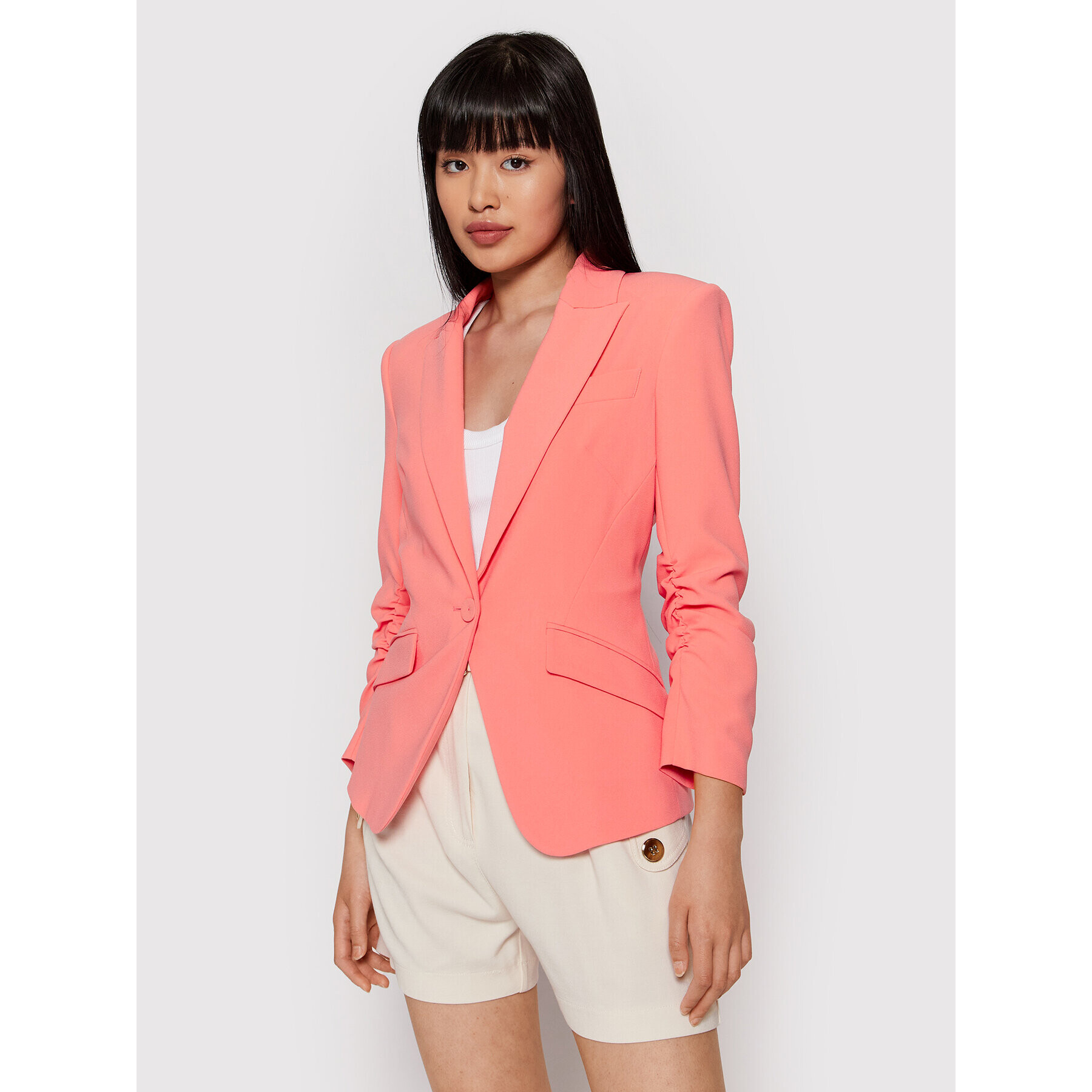 Patrizia Pepe Blézer 2S1419/A049-R747 Rózsaszín Slim Fit - Pepit.hu