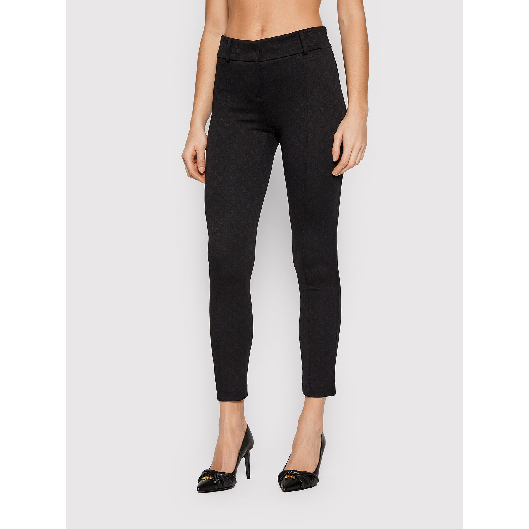 Patrizia Pepe Szövet nadrág 2P0368/A9M2-K411 Fekete Slim Fit - Pepit.hu