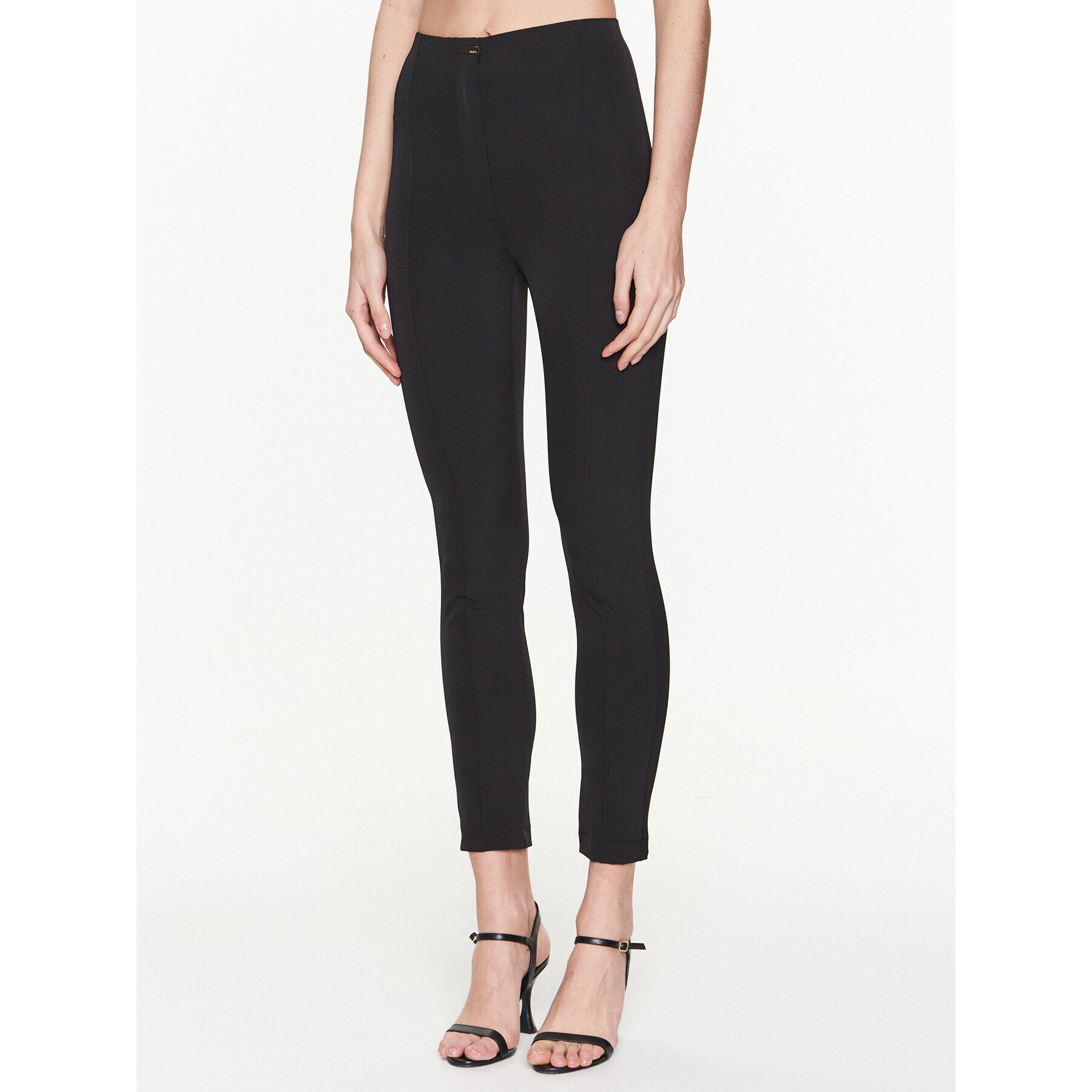 Patrizia Pepe Szövet nadrág 8P0463/A110-F184 Fekete Slim Fit - Pepit.hu