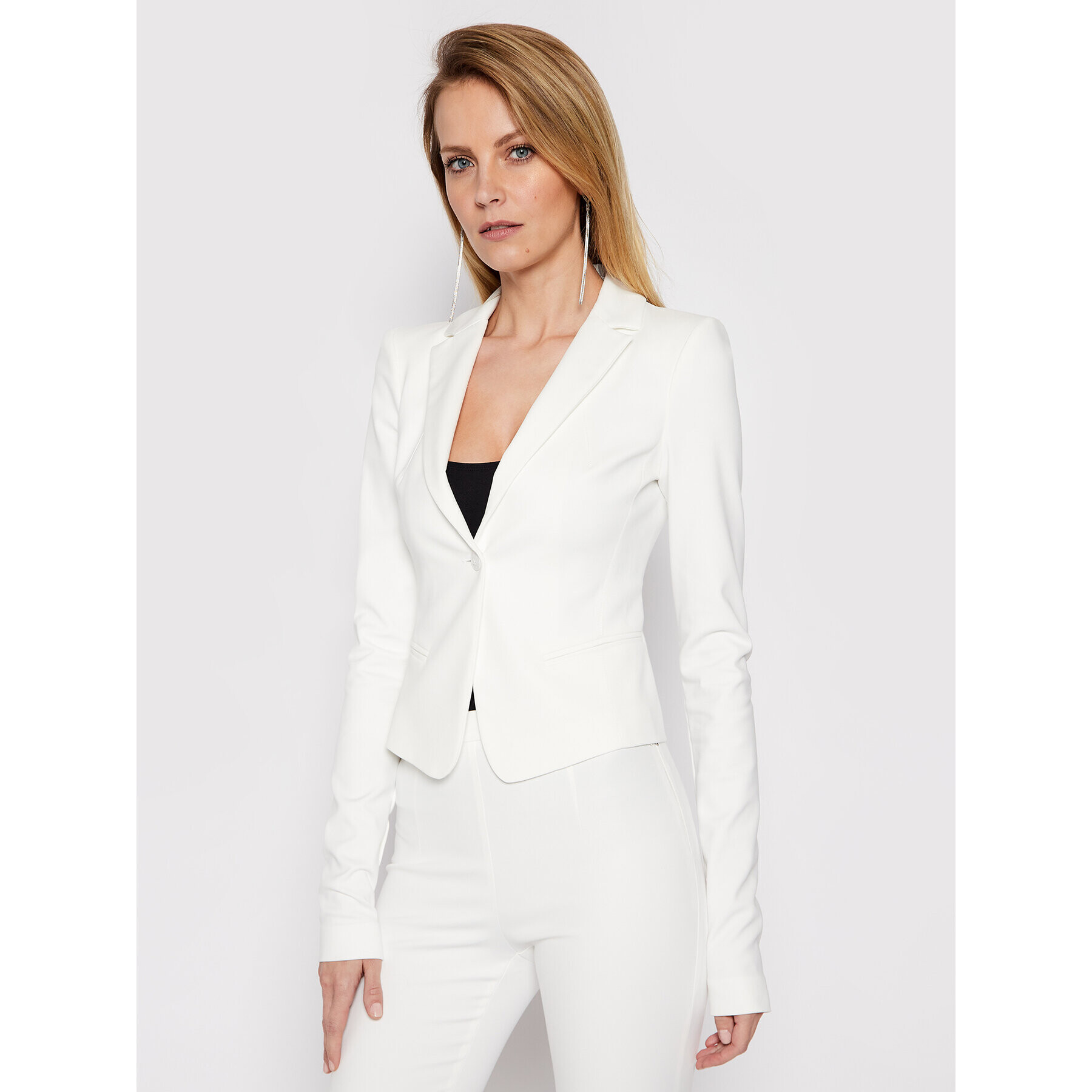 Patrizia Pepe Zakó CSA501/AQ39-W146 Fehér Slim Fit - Pepit.hu