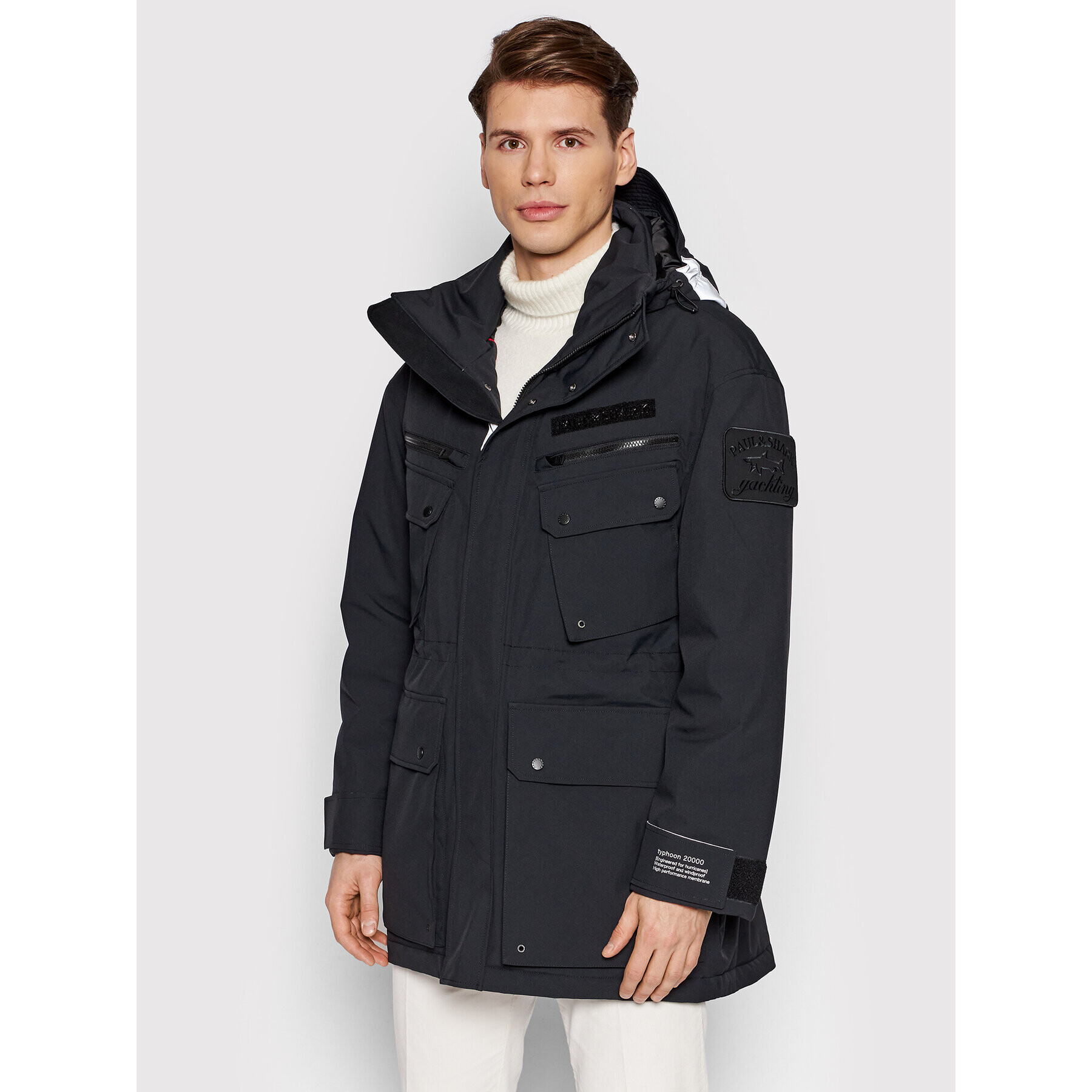 Paul&Shark Parka 11312022 Fekete Regular Fit - Pepit.hu