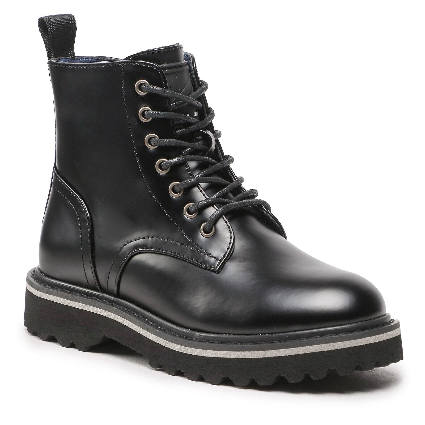 Pepe Jeans Bakancs Leia Boot Laces PBS50098 Fekete - Pepit.hu