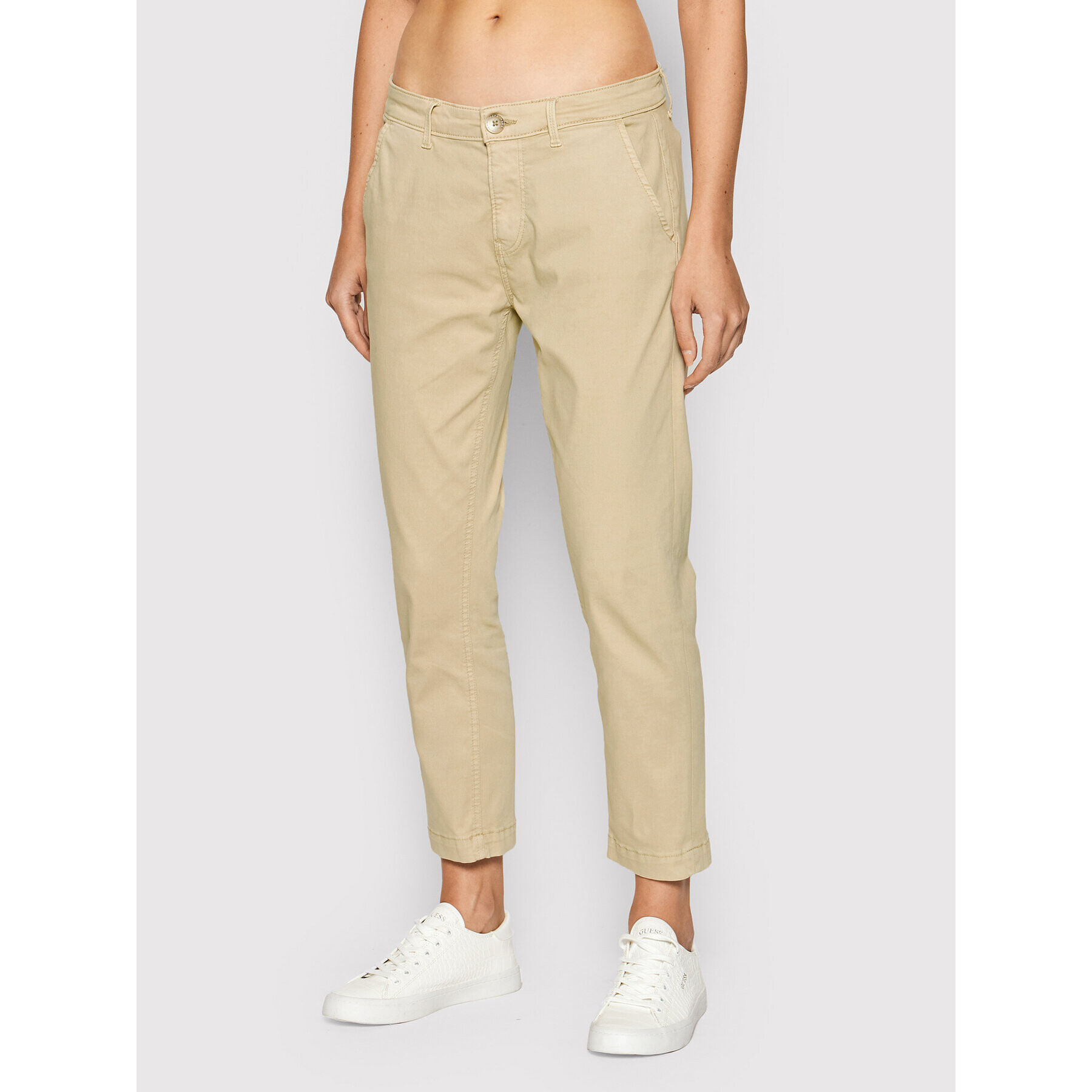 Pepe Jeans Chinos Maura PL211547 Bézs Slim Fit - Pepit.hu