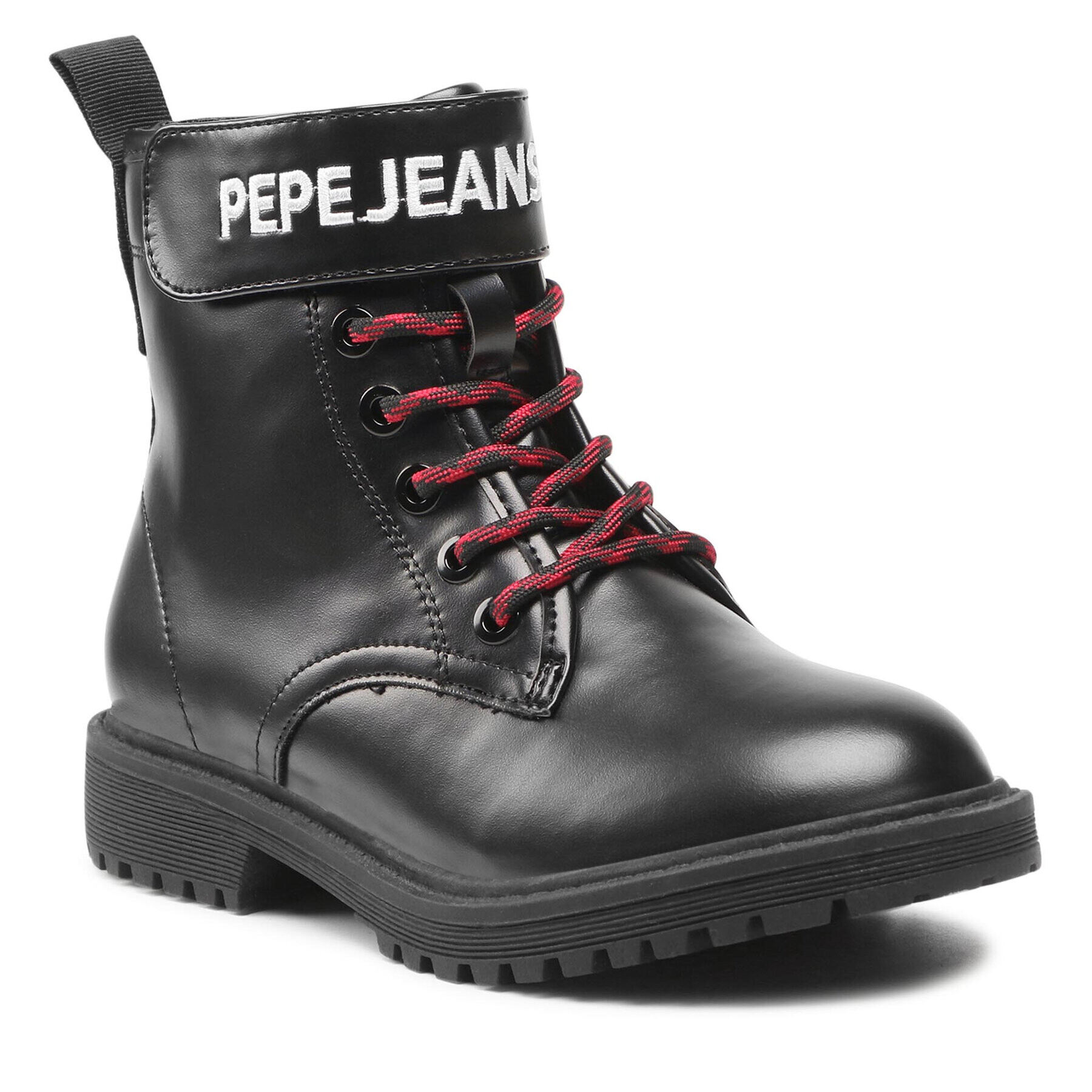 Pepe Jeans Csizma Hatton Strap Combi PGS50167 Fekete - Pepit.hu