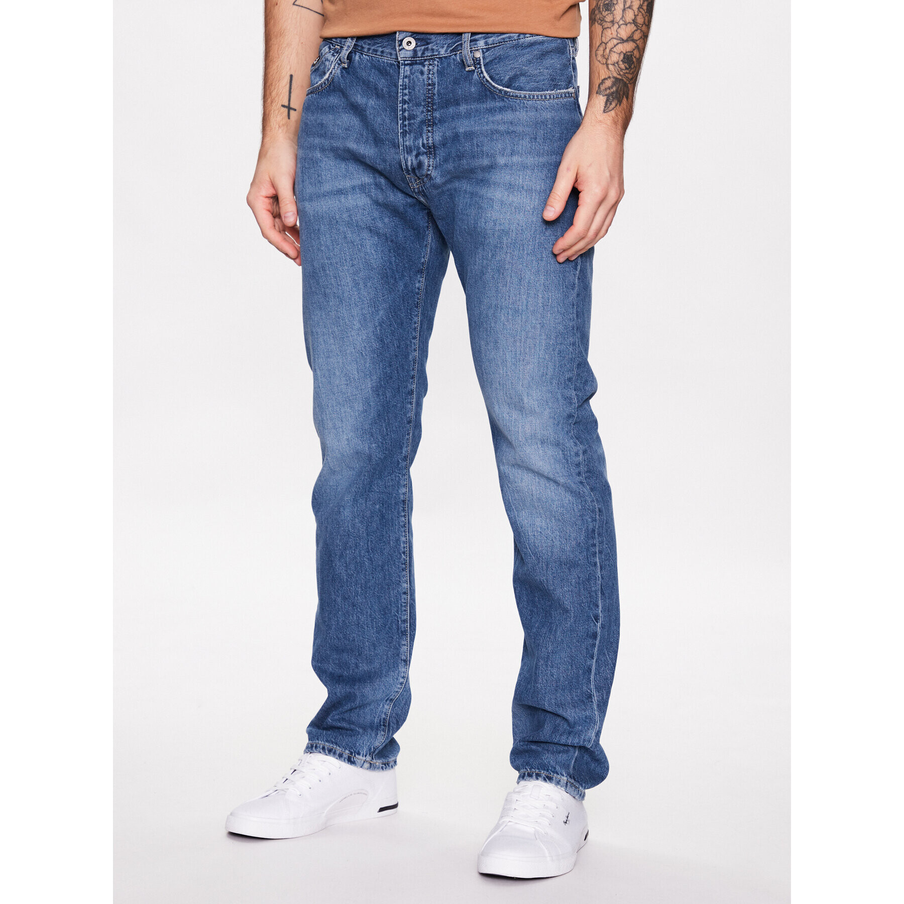 Pepe Jeans Farmer Byron PM206316HP4 Kék Relaxed Fit - Pepit.hu