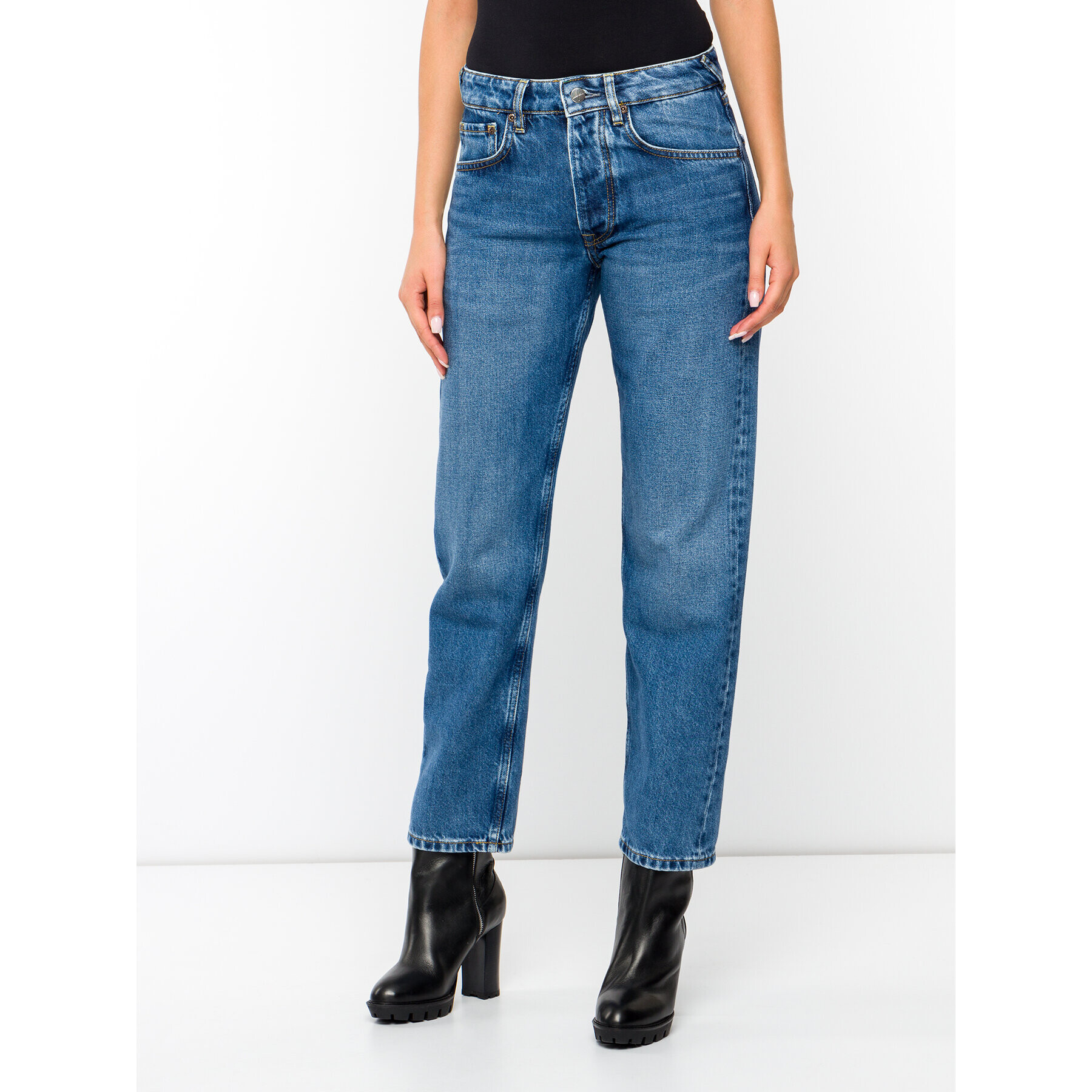 Pepe Jeans Farmer DUA LIPA Brave PL203583 Sötétkék Relaxed Fit - Pepit.hu