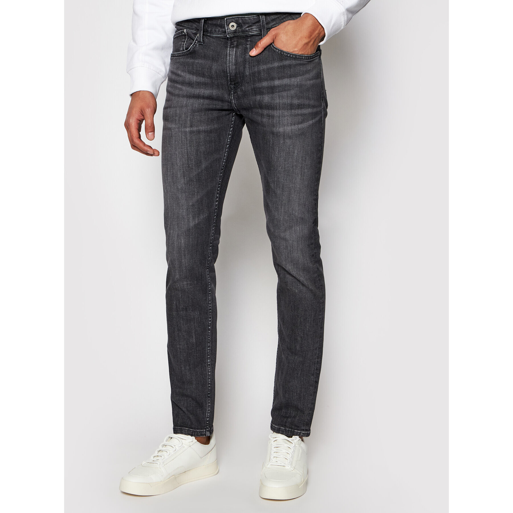 Pepe Jeans Farmer Finsbury PM200338 Fekete Skinny Fit - Pepit.hu