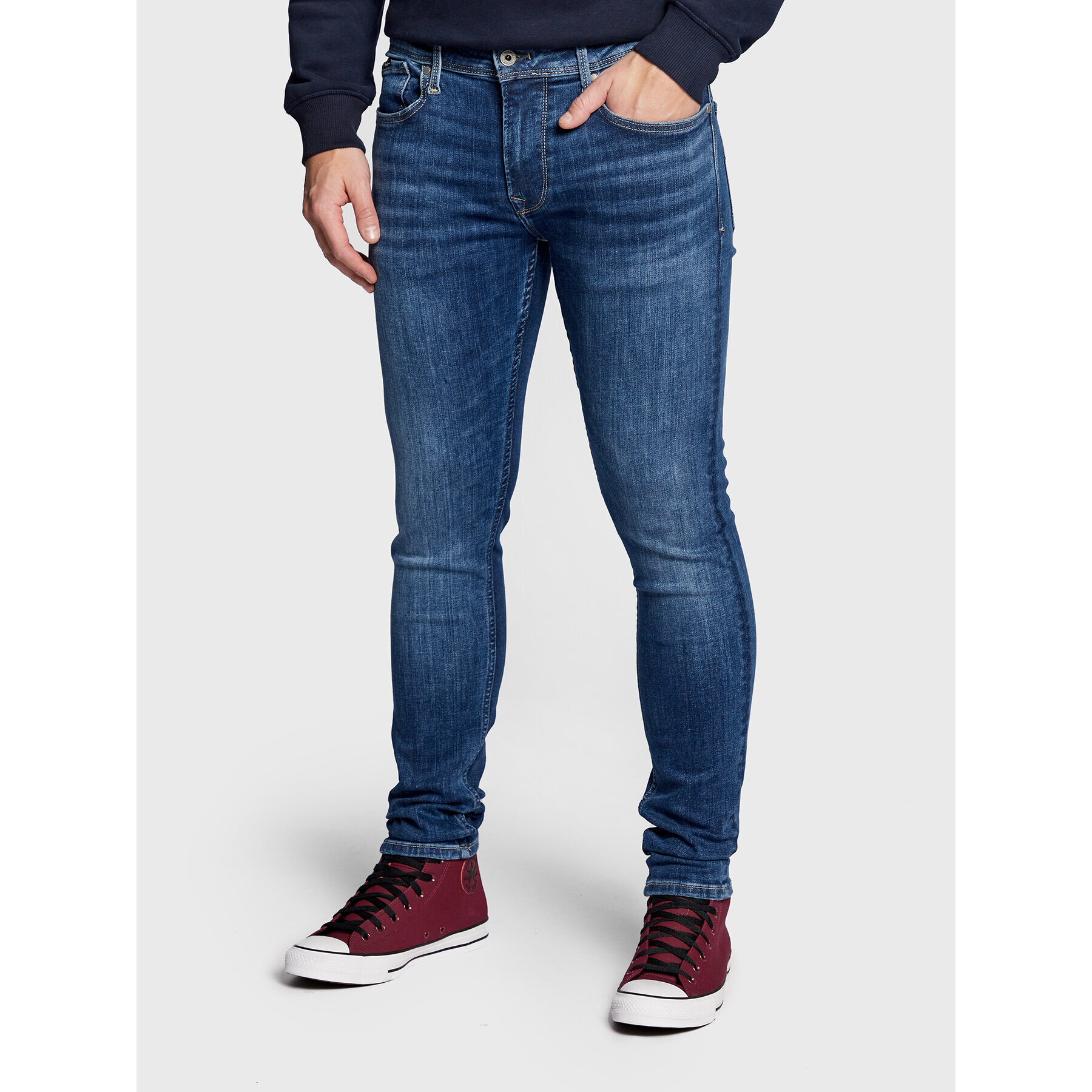 Pepe Jeans Farmer Finsbury PM206321 Kék Skinny Fit - Pepit.hu