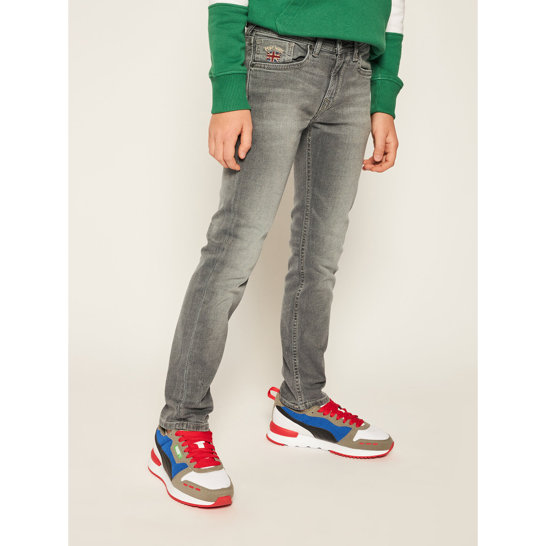 Pepe Jeans Farmer PB201221UJ9 Szürke Slim Fit - Pepit.hu