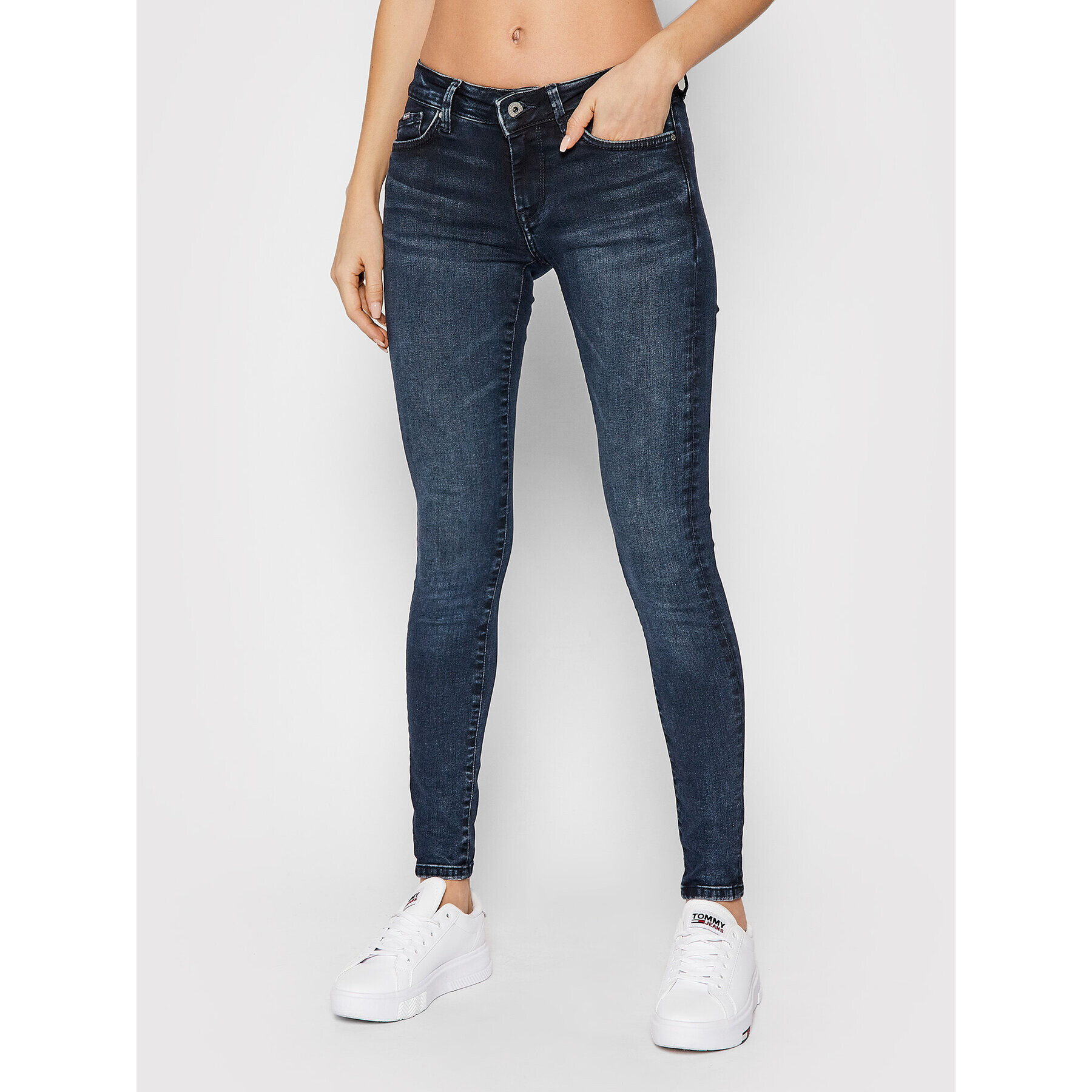 Pepe Jeans Farmer Pixie PL204169 Sötétkék Skinny Fit - Pepit.hu