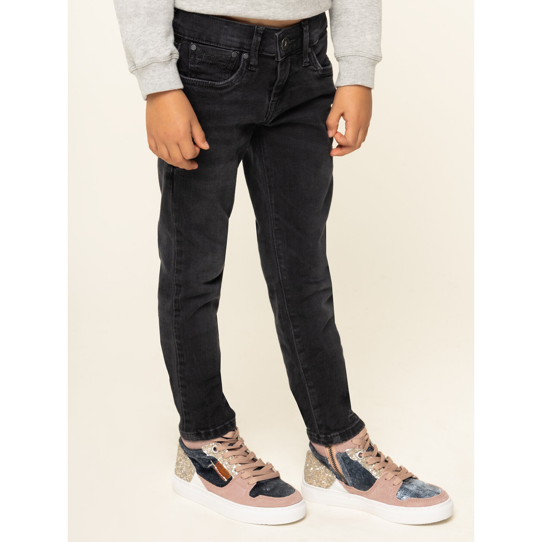 Pepe Jeans Farmer Pixlette PG200242 Fekete Skinny Fit - Pepit.hu