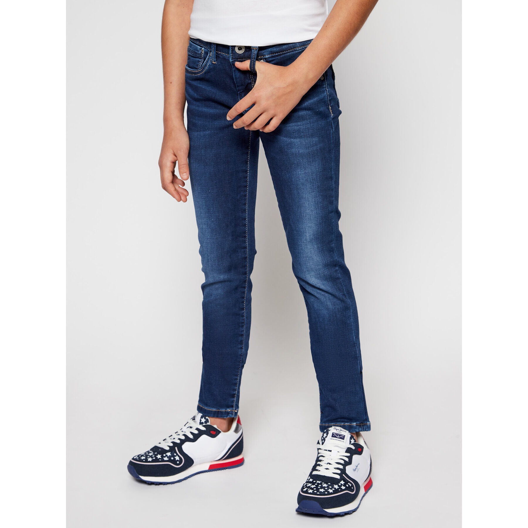 Pepe Jeans Farmer Pixlette PG200242 Sötétkék Skinny Fit - Pepit.hu