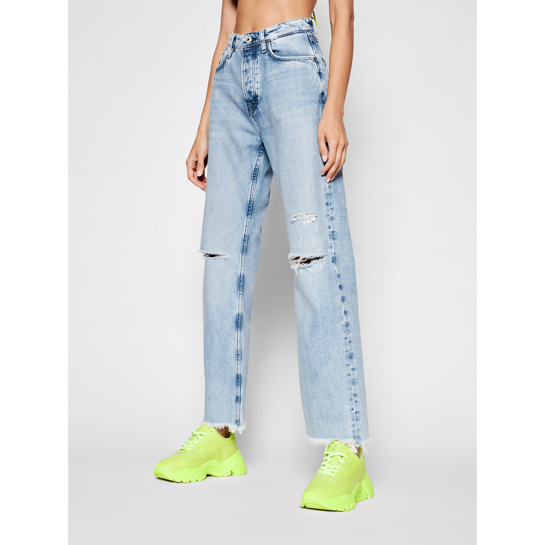 Pepe Jeans Farmer Robyn PL204119 Kék Straight Fit - Pepit.hu