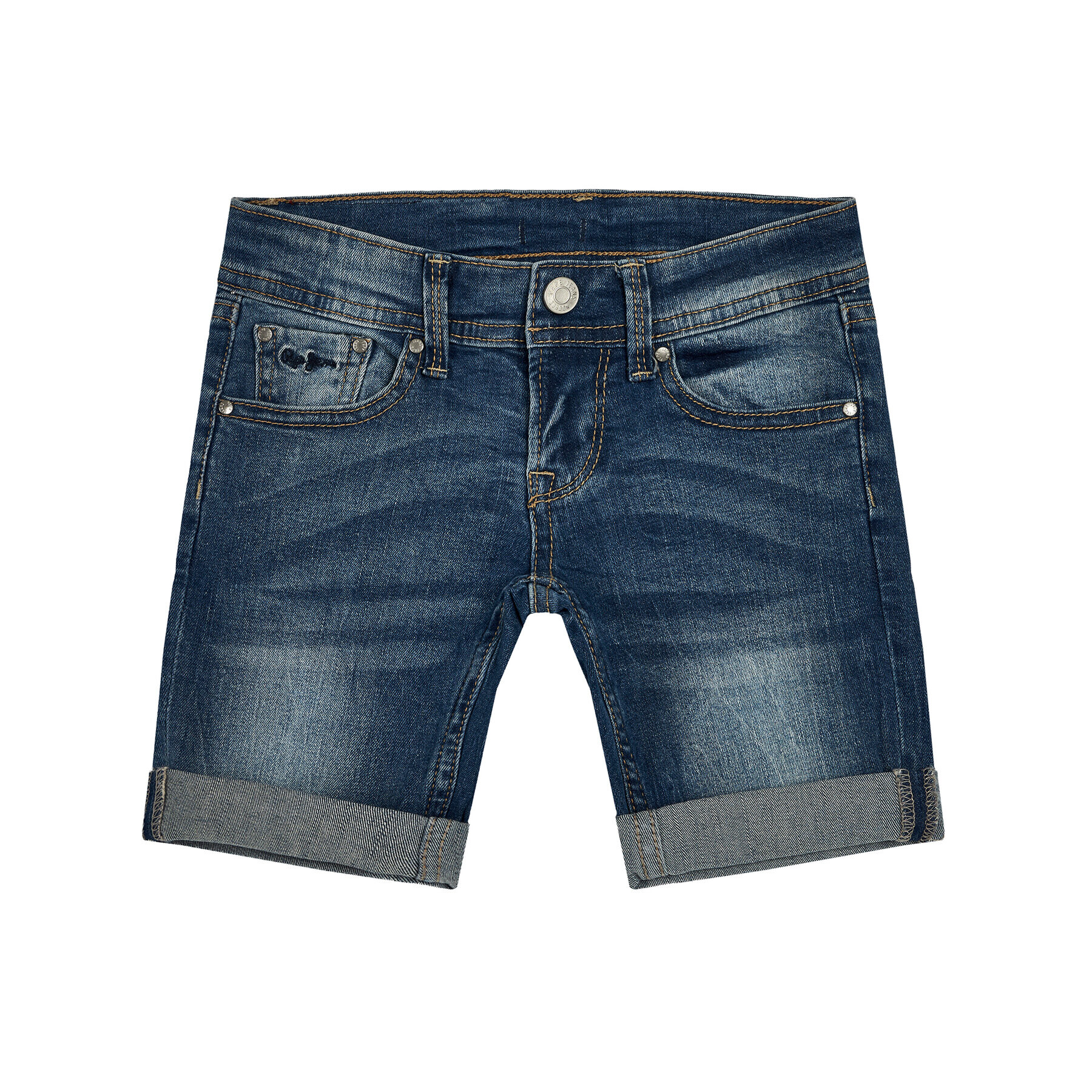 Pepe Jeans Farmer rövidnadrág Becket PB800135 Sötétkék Slim Fit - Pepit.hu