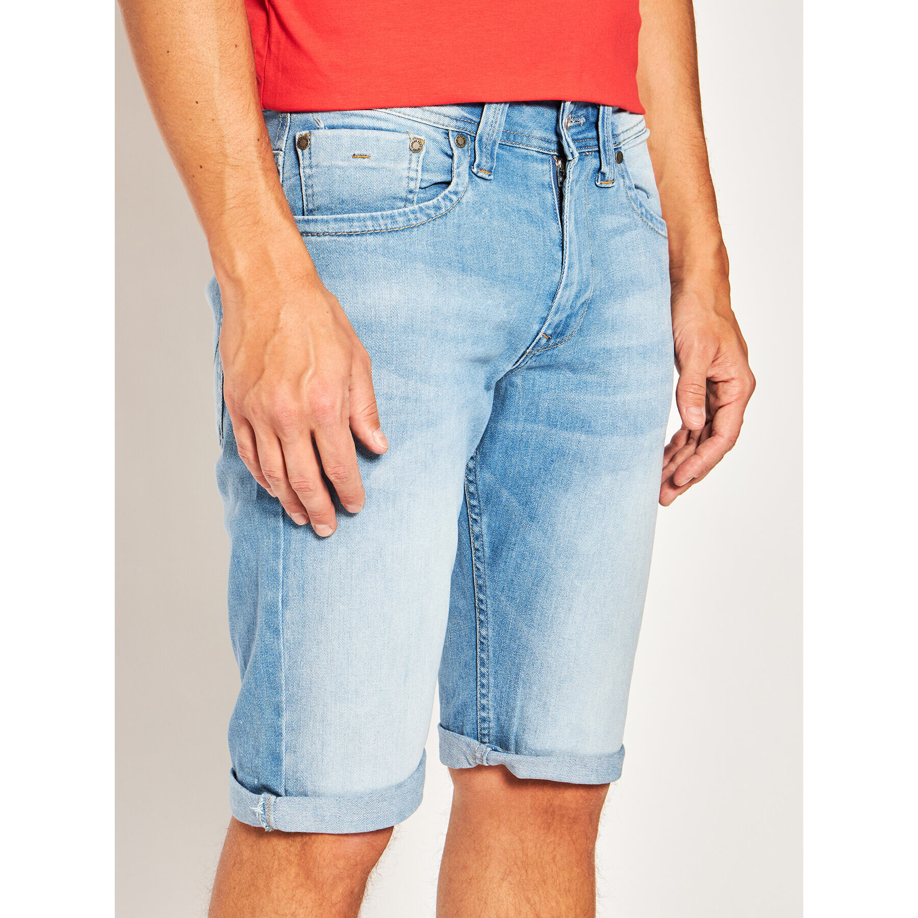 Pepe Jeans Farmer rövidnadrág Cash PM800074 Kék Regular Fit - Pepit.hu