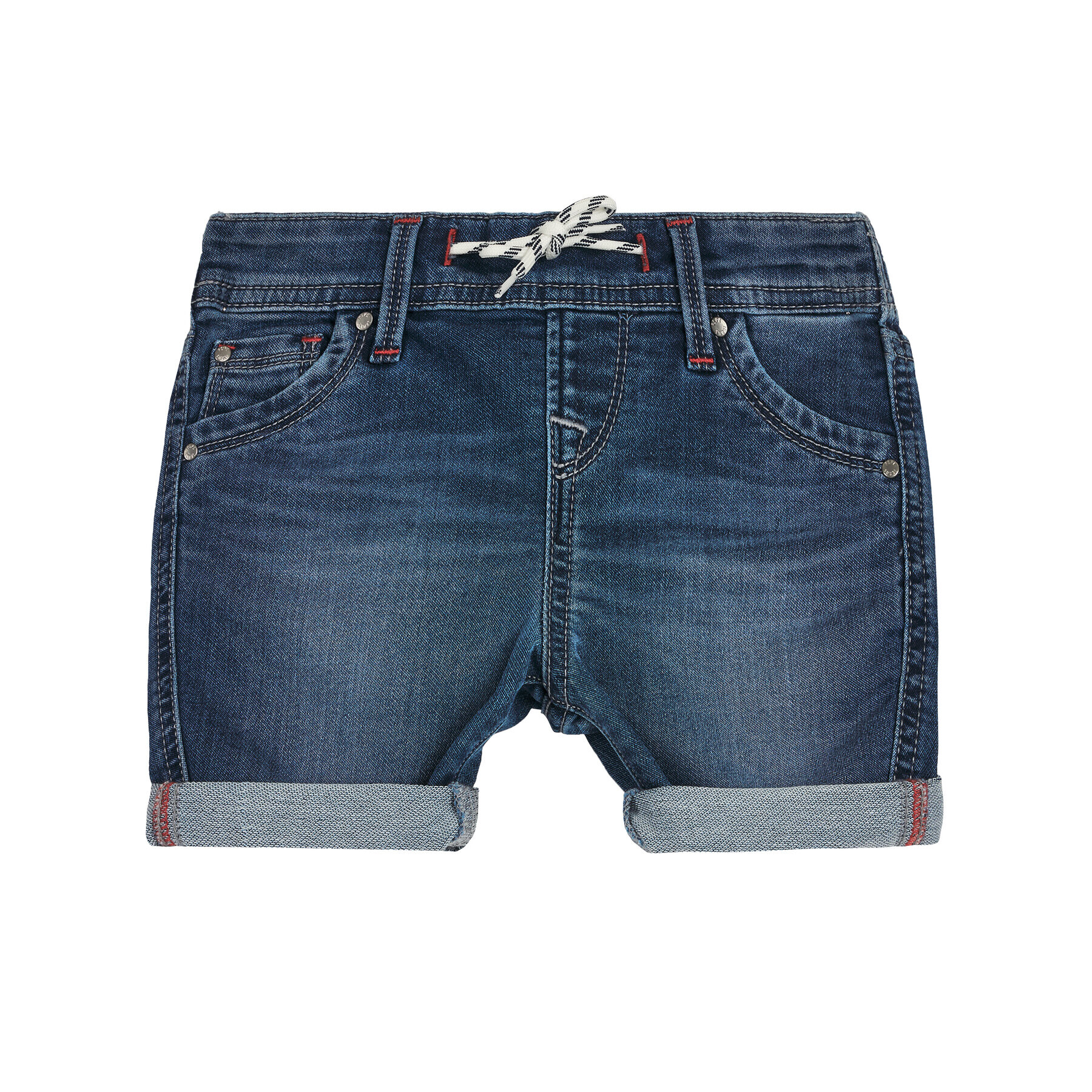 Pepe Jeans Farmer rövidnadrág Gene Zip PB800602 Sötétkék Regular Fit - Pepit.hu