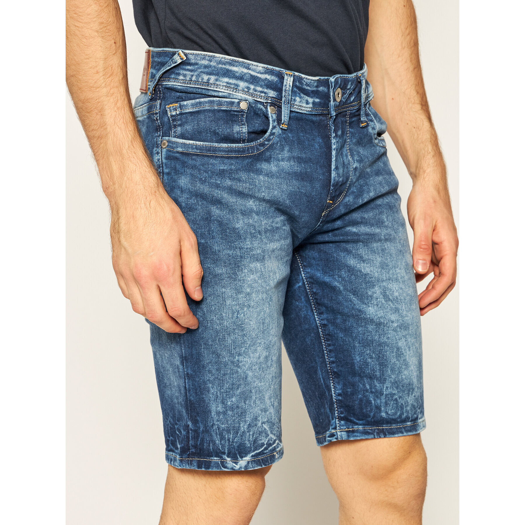 Pepe Jeans Farmer rövidnadrág Hatch Short Gq9 PM800708 Sötétkék Slim Fit - Pepit.hu