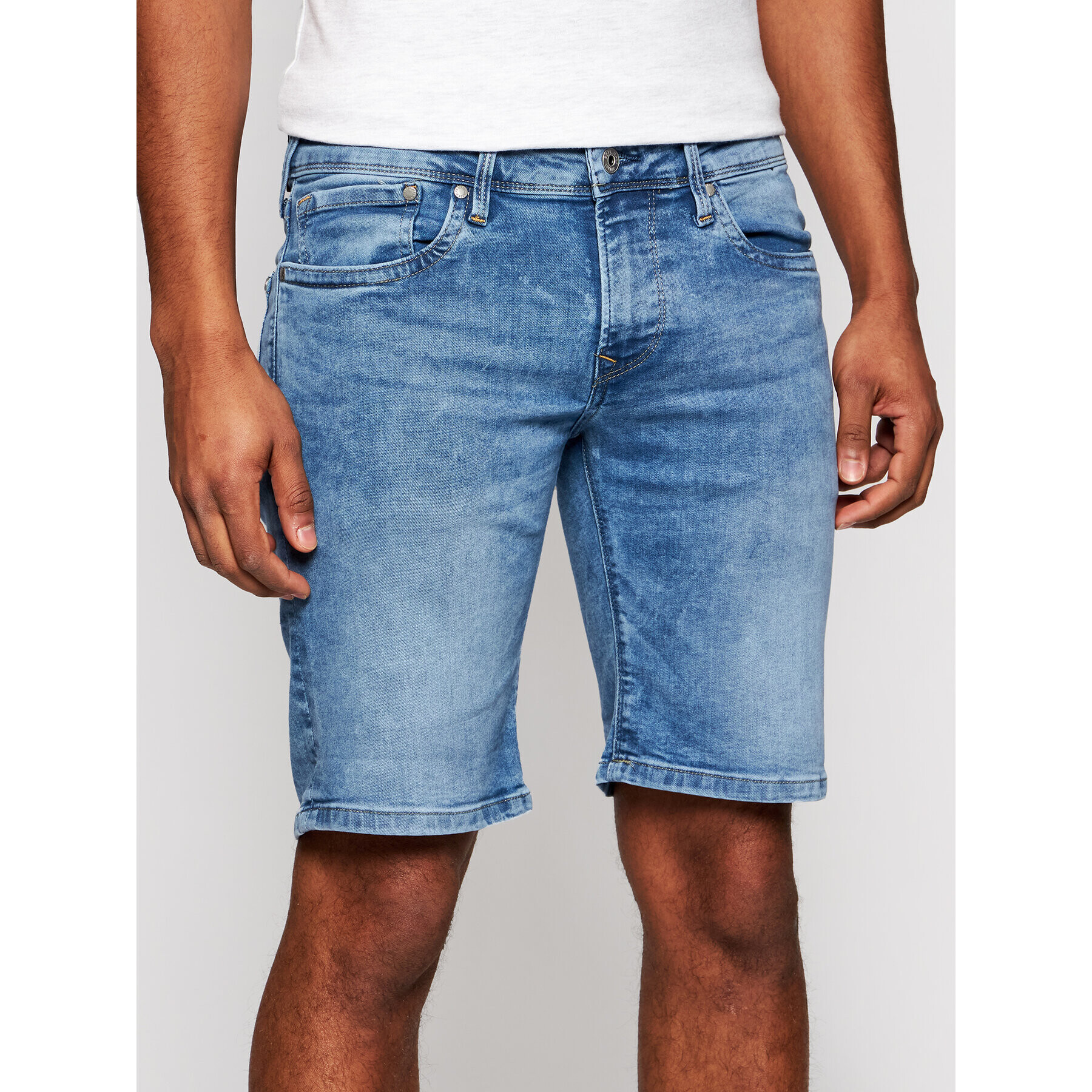 Pepe Jeans Farmer rövidnadrág Hatch Sötétkék Slim Fit - Pepit.hu