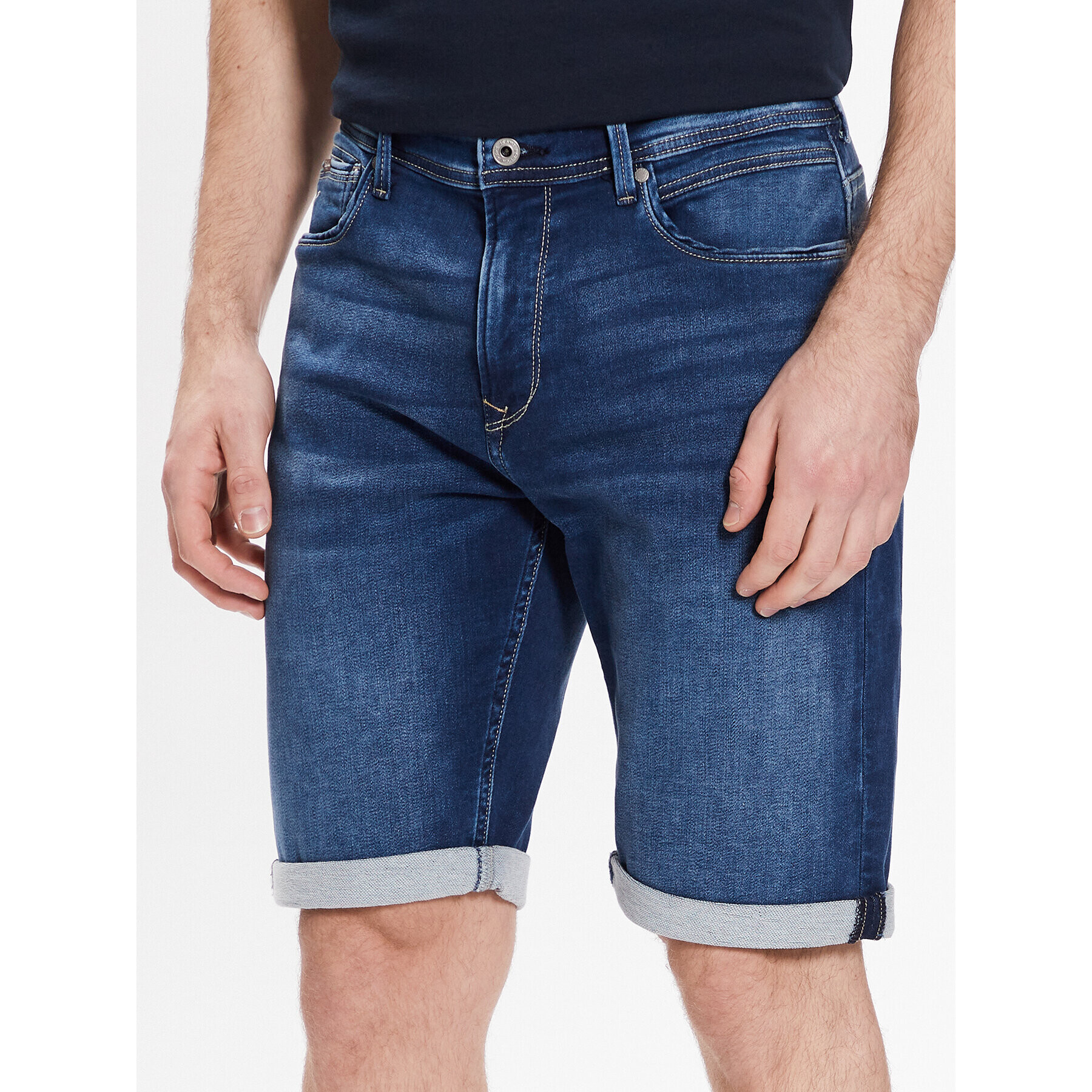 Pepe Jeans Farmer rövidnadrág Jack Short PM801022CQ8 Kék Regular Fit - Pepit.hu