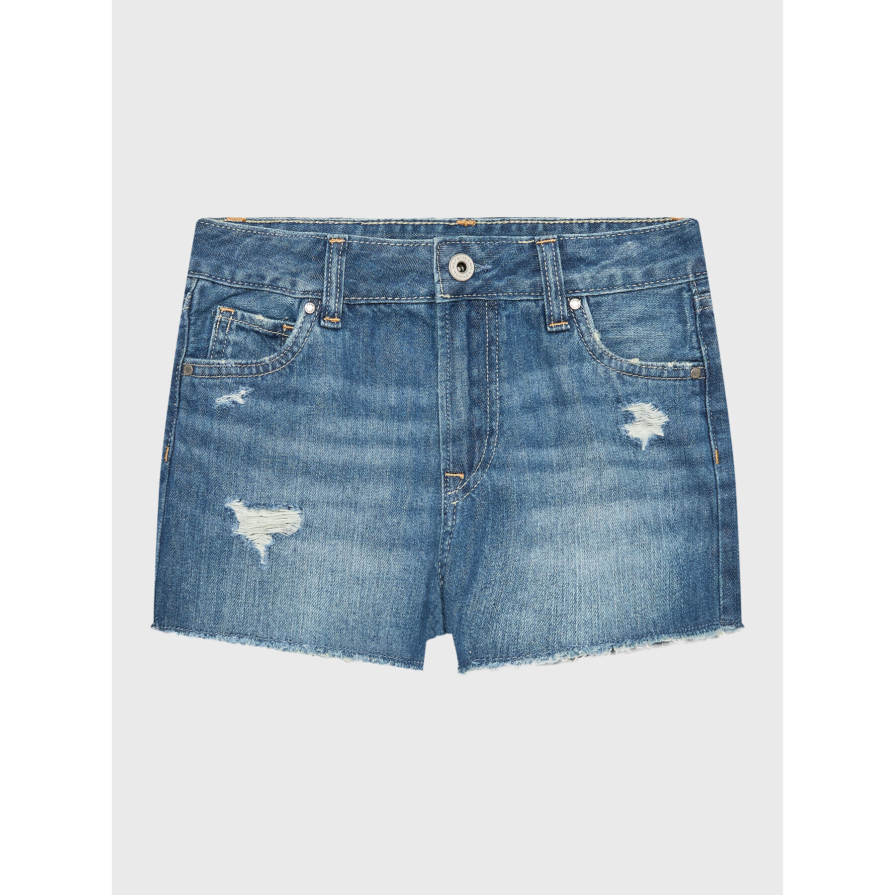 Pepe Jeans Farmer rövidnadrág Patty Short PG800783MR1 Kék Regular Fit - Pepit.hu