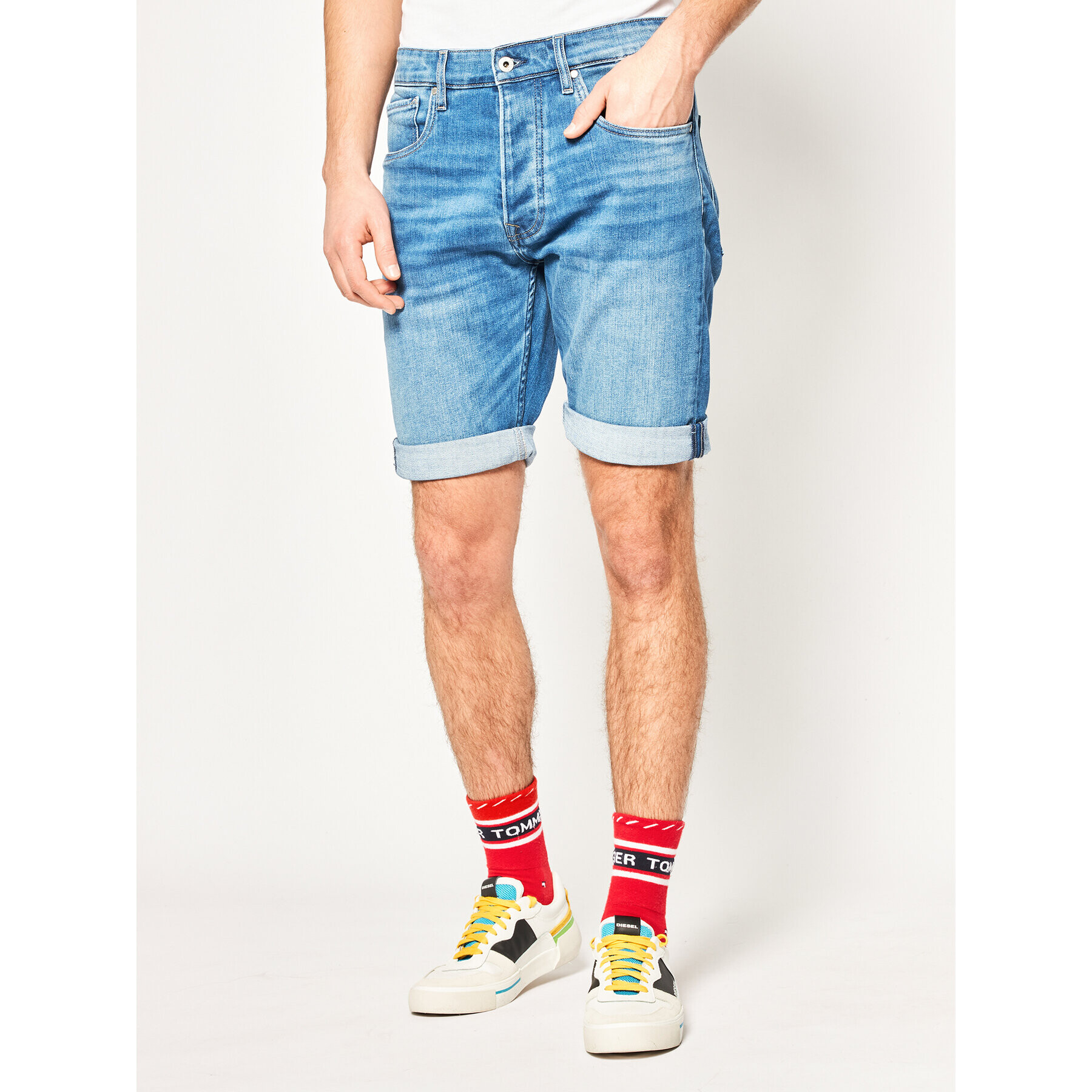 Pepe Jeans Farmer rövidnadrág PEPE ARCHIVE Callen Short PM800707 Sötétkék Regular Fit - Pepit.hu