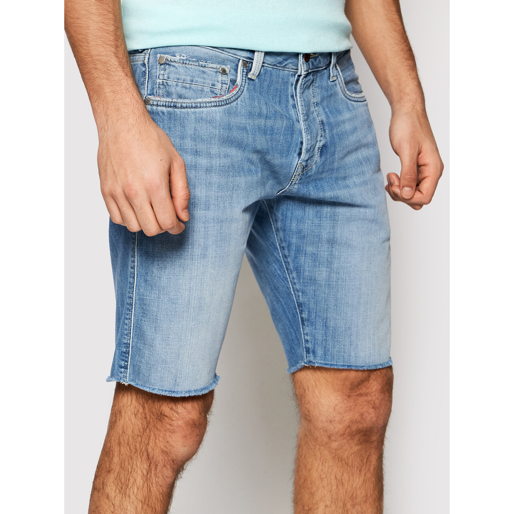 Pepe Jeans Farmer rövidnadrág Stanley PM800853 Kék Regular Fit - Pepit.hu