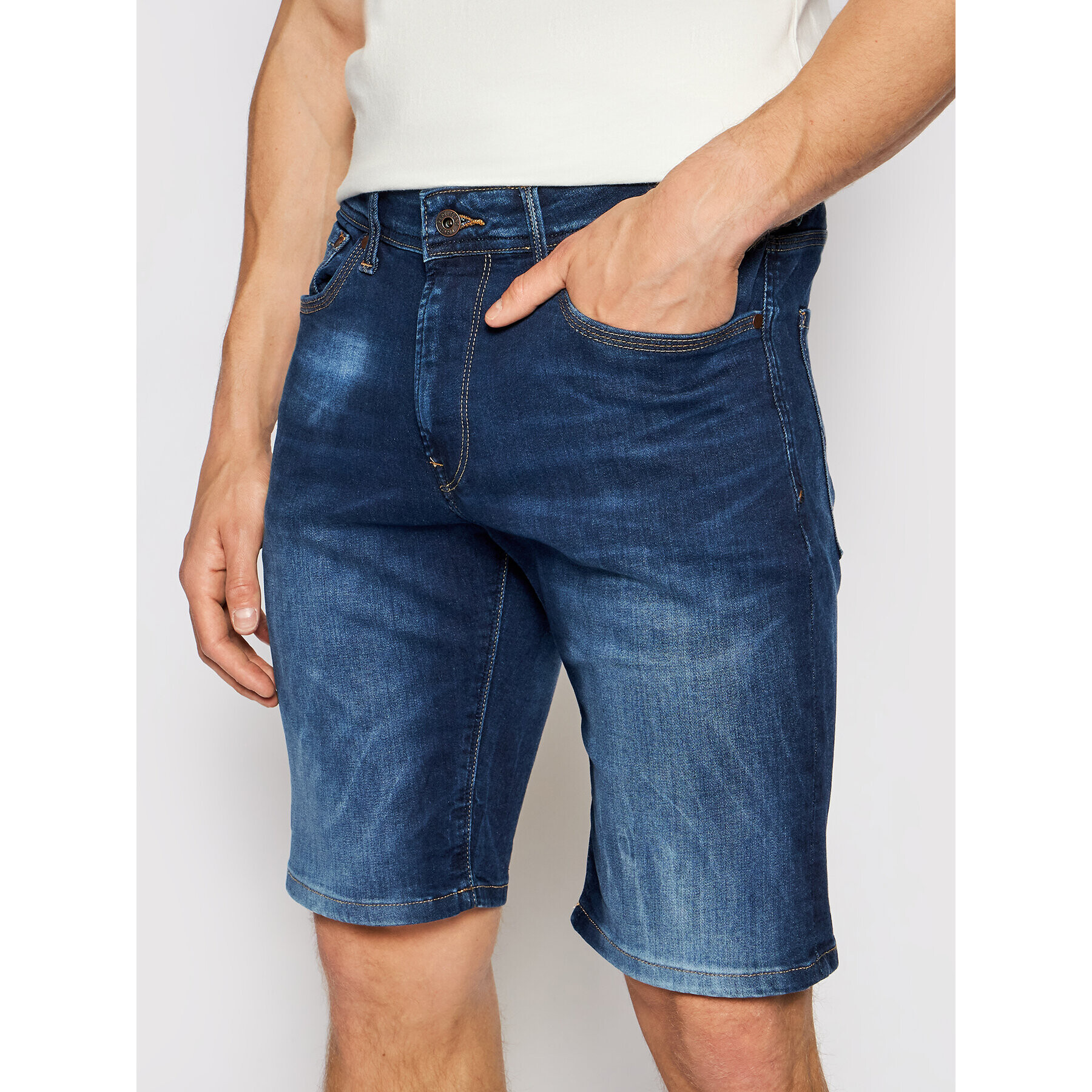 Pepe Jeans Farmer rövidnadrág Stanley PM800854 Sötétkék Taper Fit - Pepit.hu