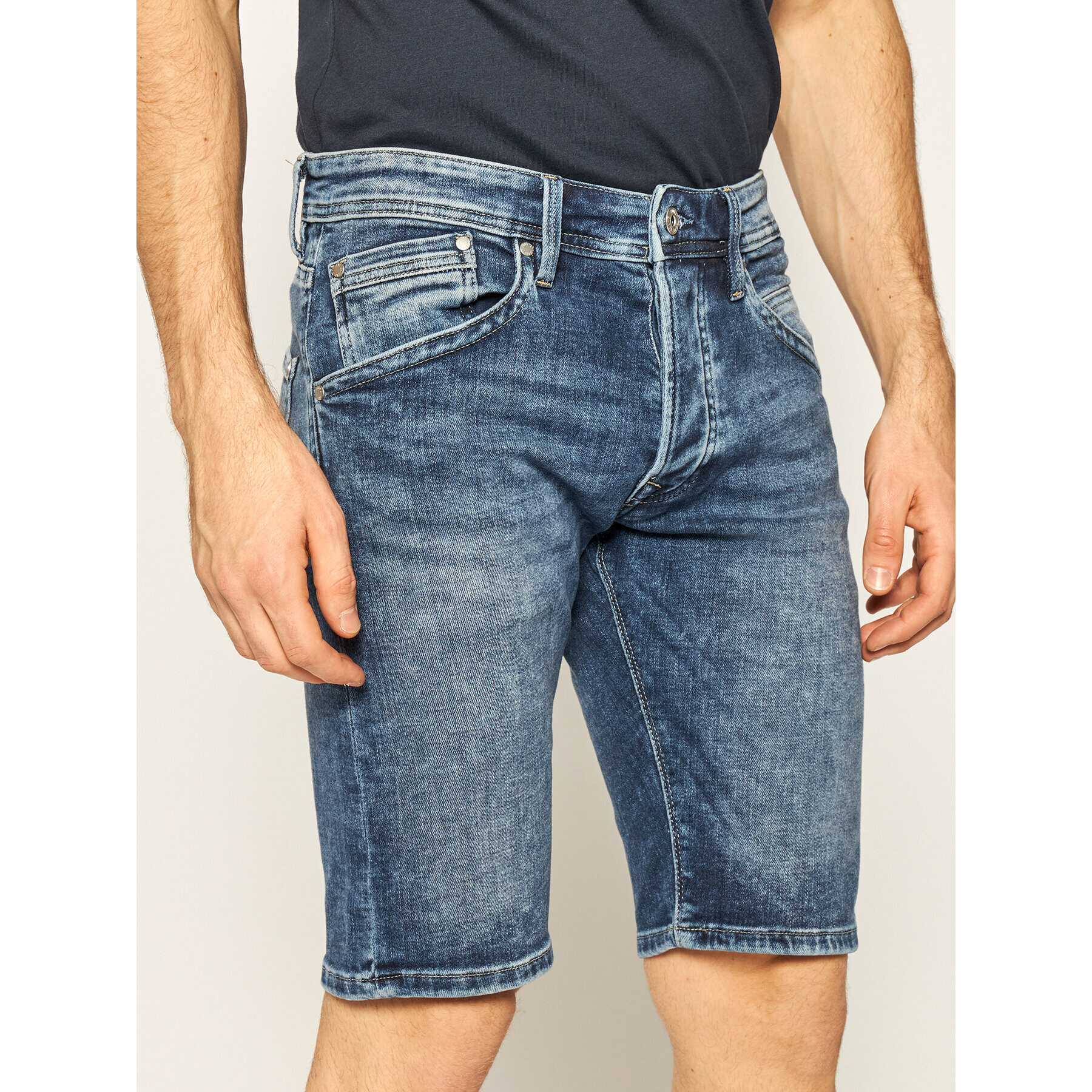 Pepe Jeans Farmer rövidnadrág Track Short Na7 PM800487 Sötétkék Regular Fit - Pepit.hu