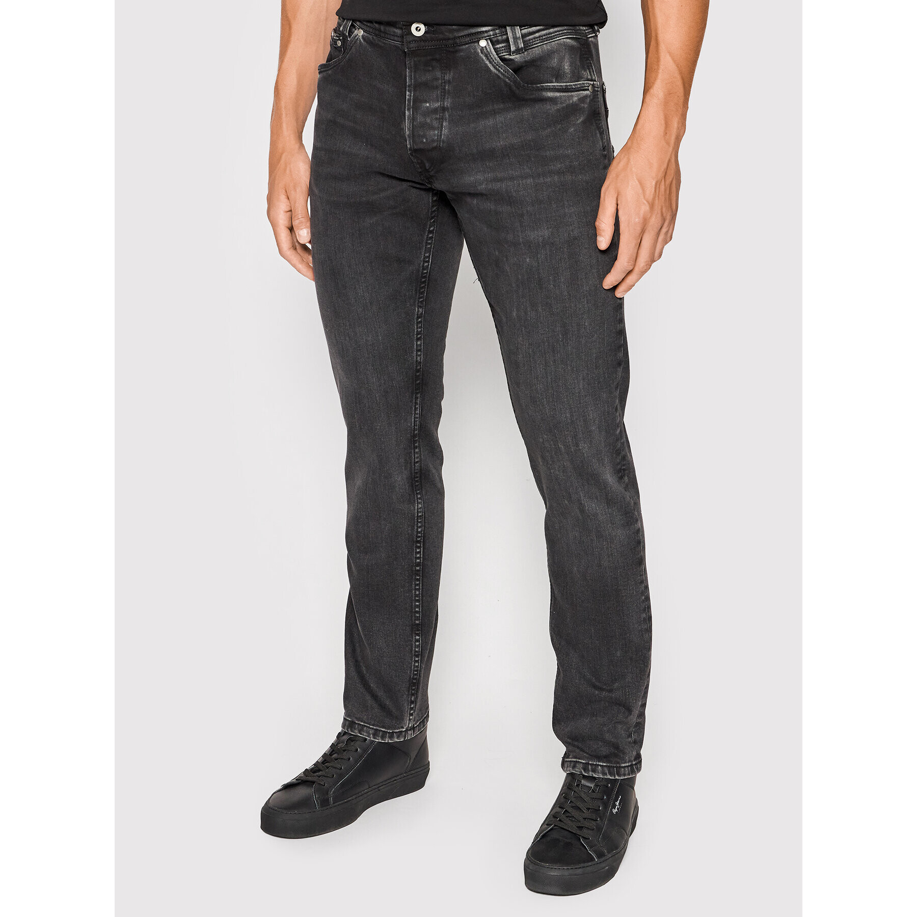 Pepe Jeans Farmer Spike PM206325 Fekete Regular Fit - Pepit.hu