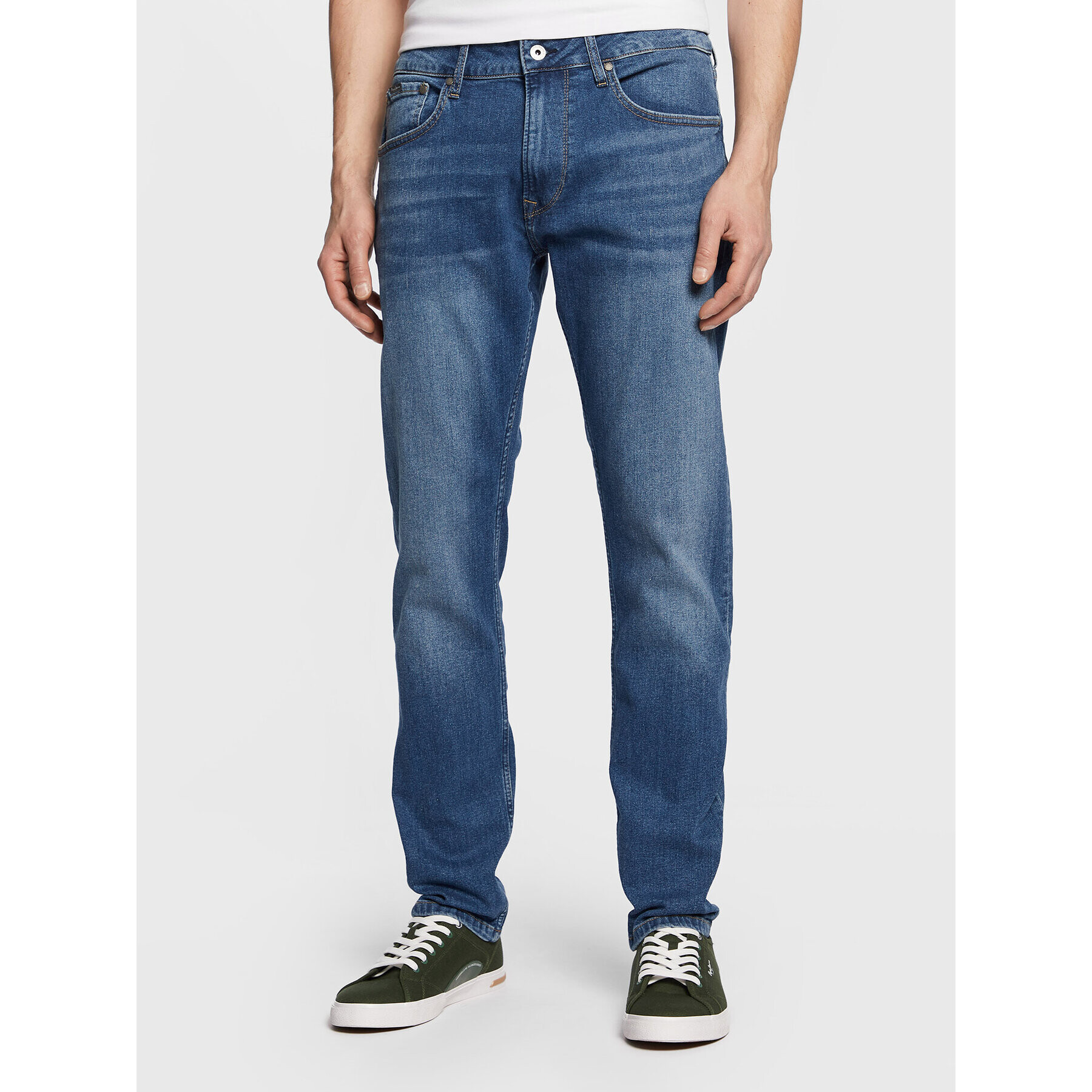 Pepe Jeans Farmer Stanley PM206326 Sötétkék Taper Fit - Pepit.hu