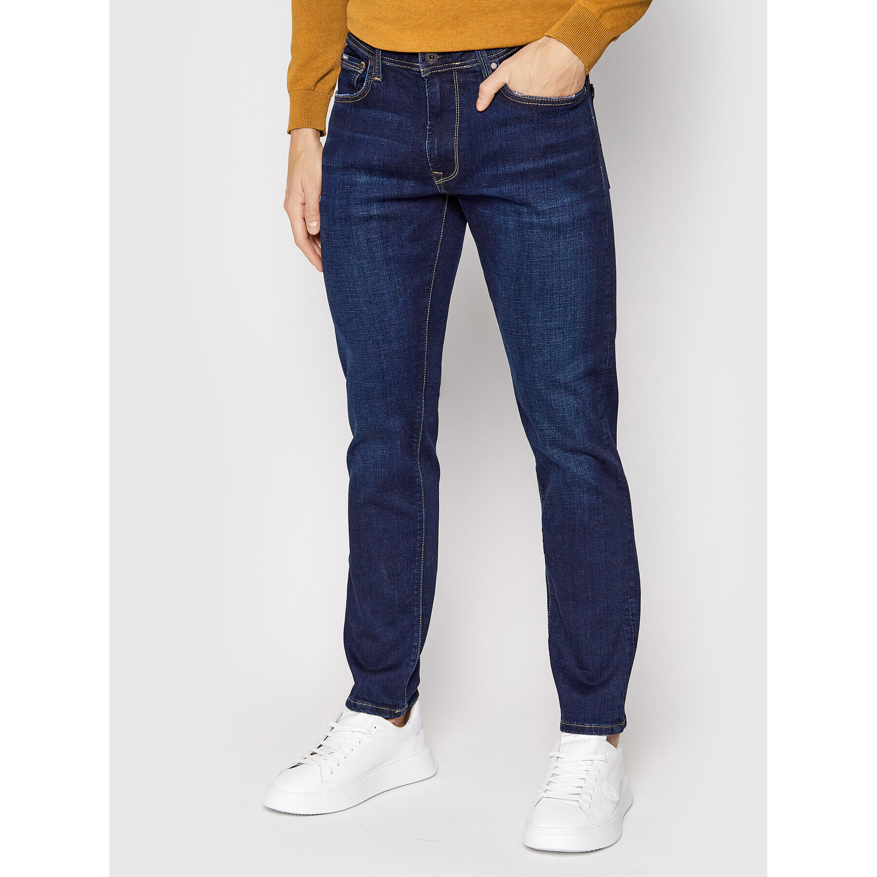 Pepe Jeans Farmer Stanley PM206326 Sötétkék Tapered Fit - Pepit.hu