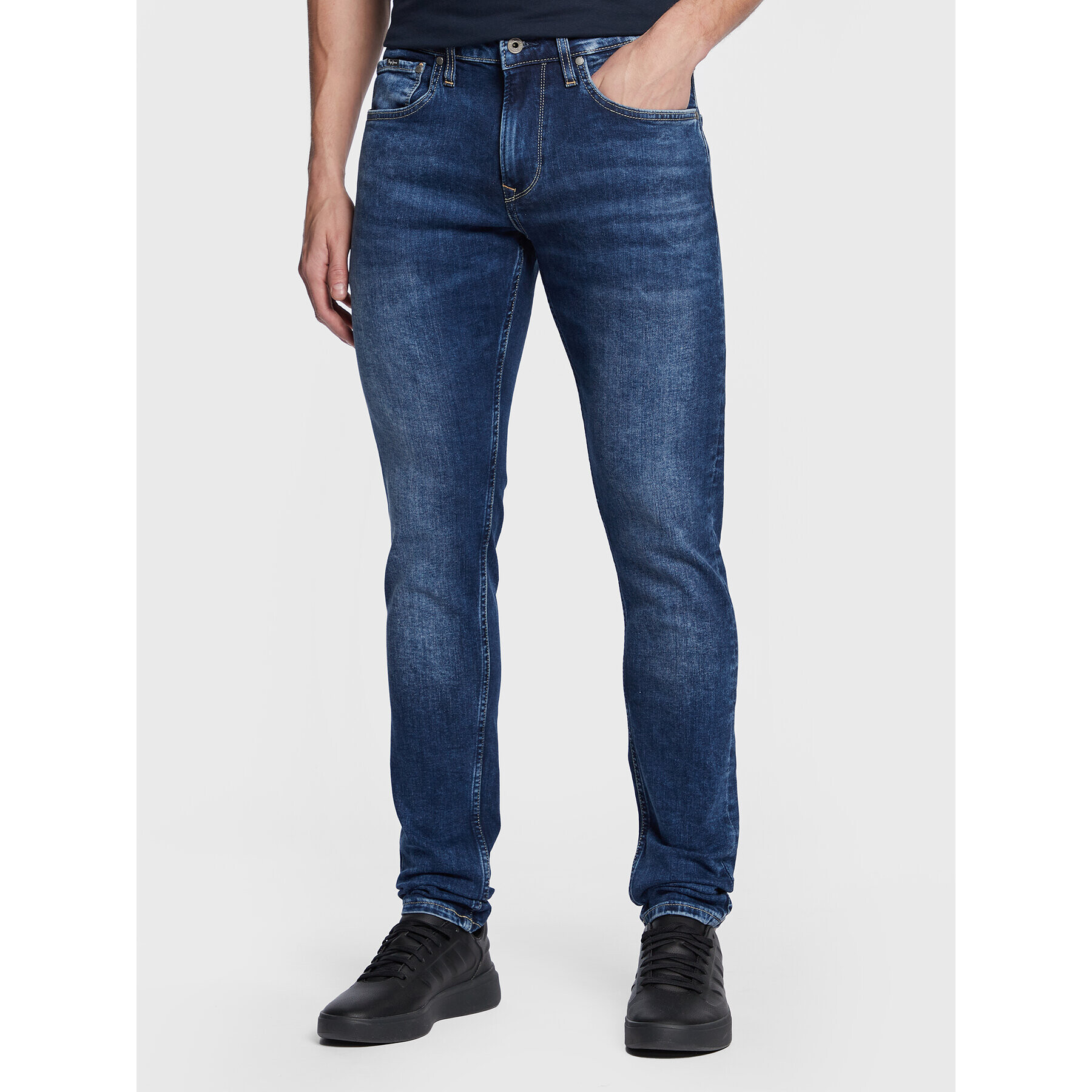 Pepe Jeans Farmer Stanley PM206326 Sötétkék Tapered Fit - Pepit.hu