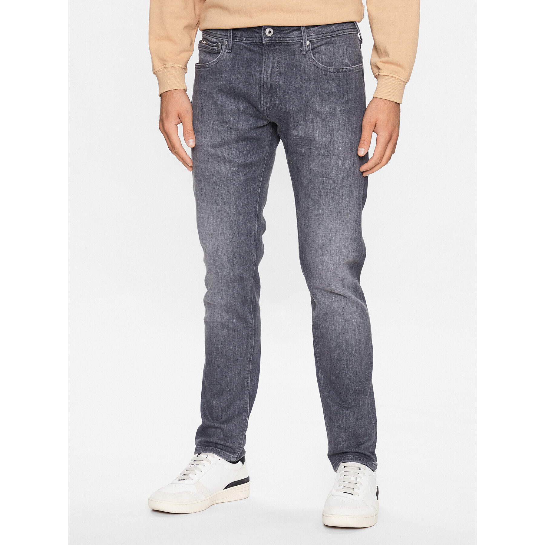 Pepe Jeans Farmer Stanley PM206326 Szürke Taper Fit - Pepit.hu