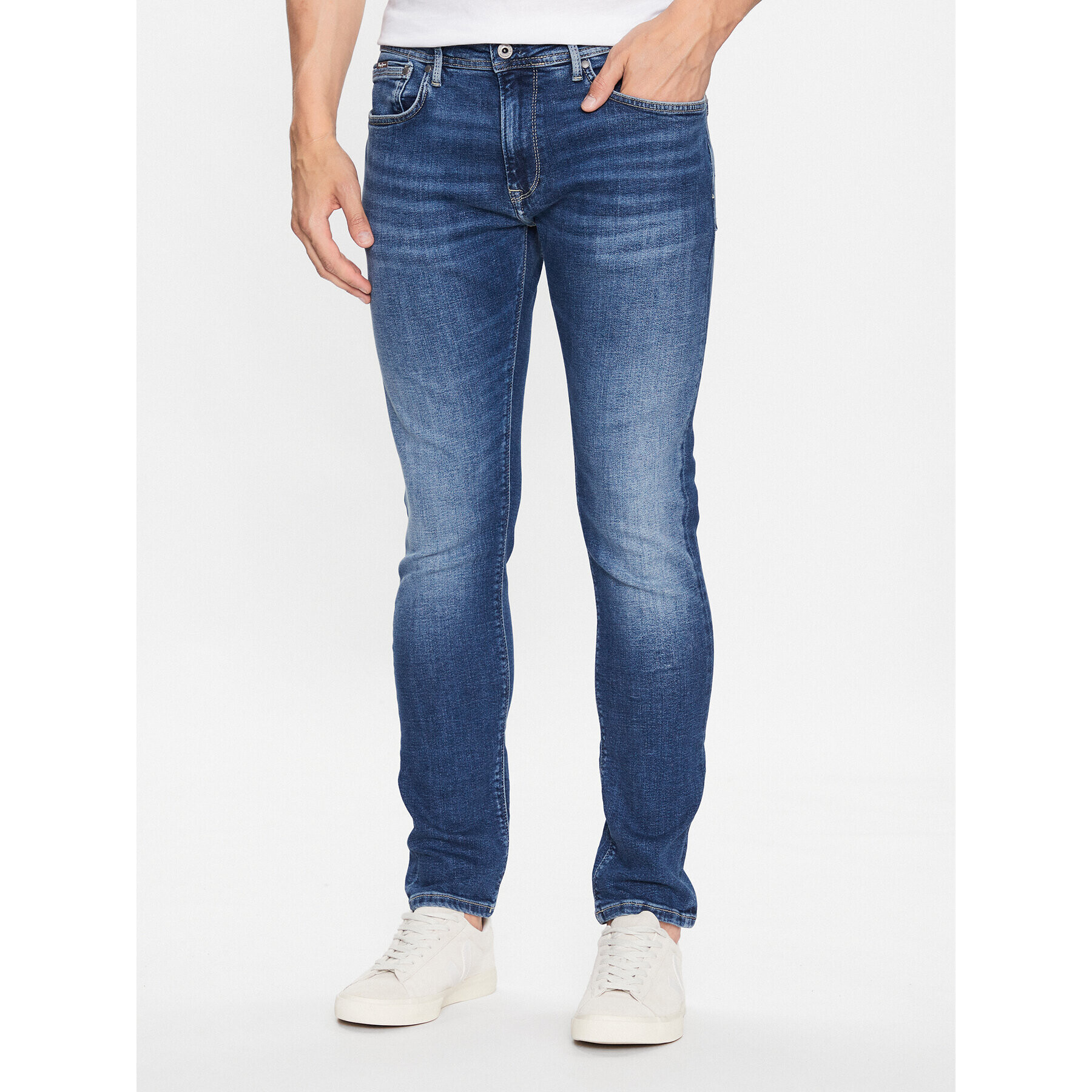 Pepe Jeans Farmer Stanley PM206326HS6 Kék Tapered Fit - Pepit.hu