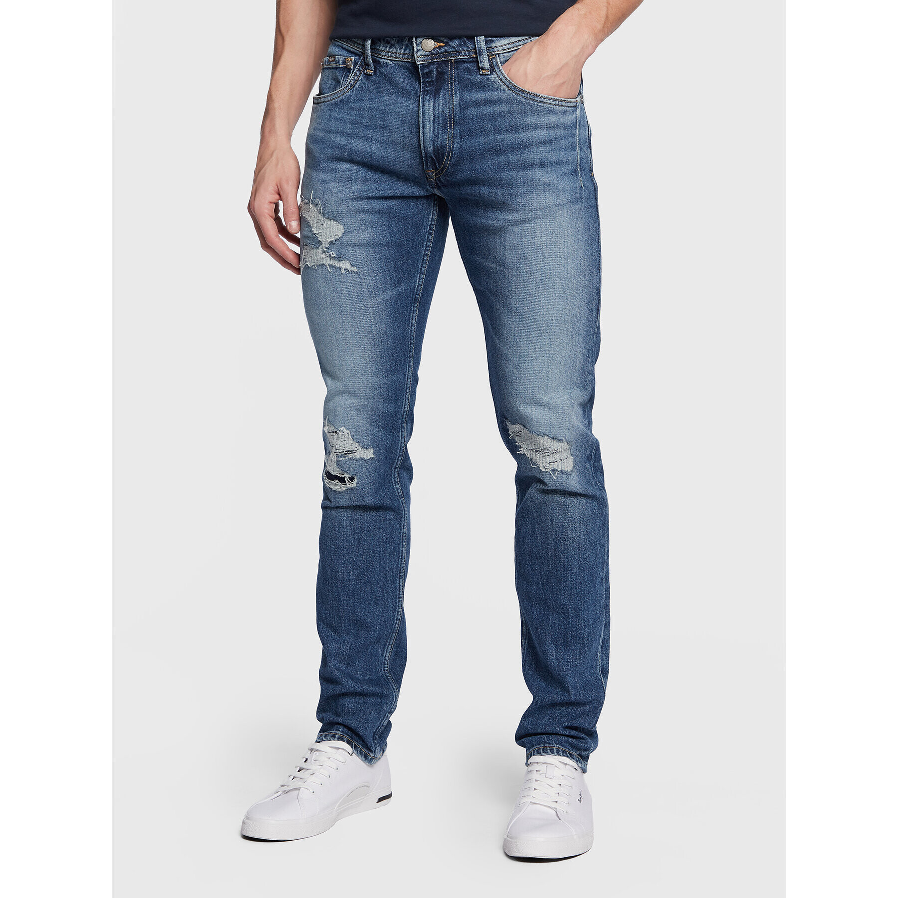 Pepe Jeans Farmer Stanley PM206816 Sötétkék Tapered Fit - Pepit.hu